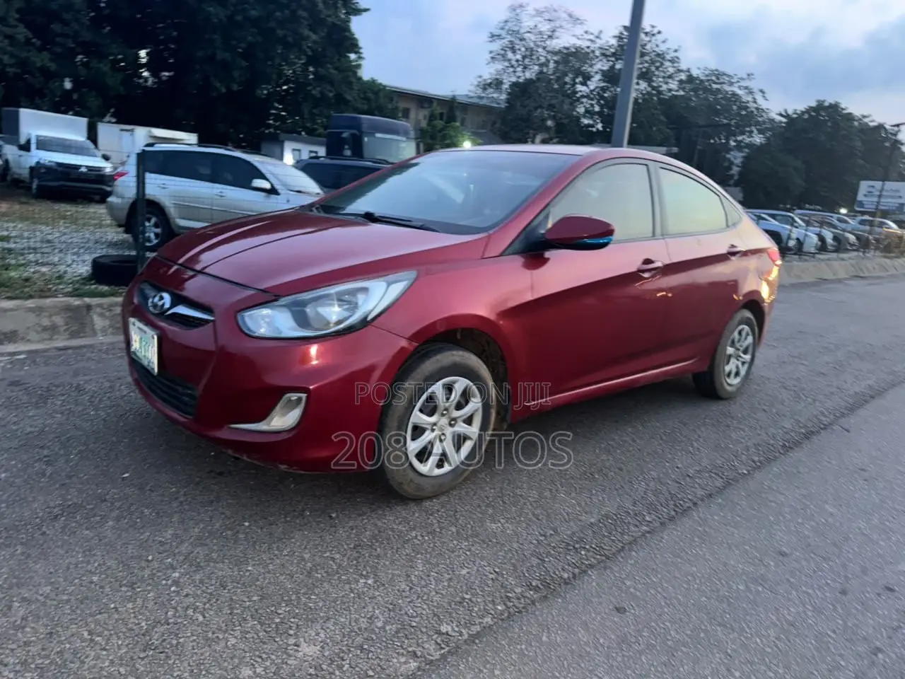 Hyundai Accent GLS 4dr Sedan (1.6L 4cyl 6A) 2014 Red