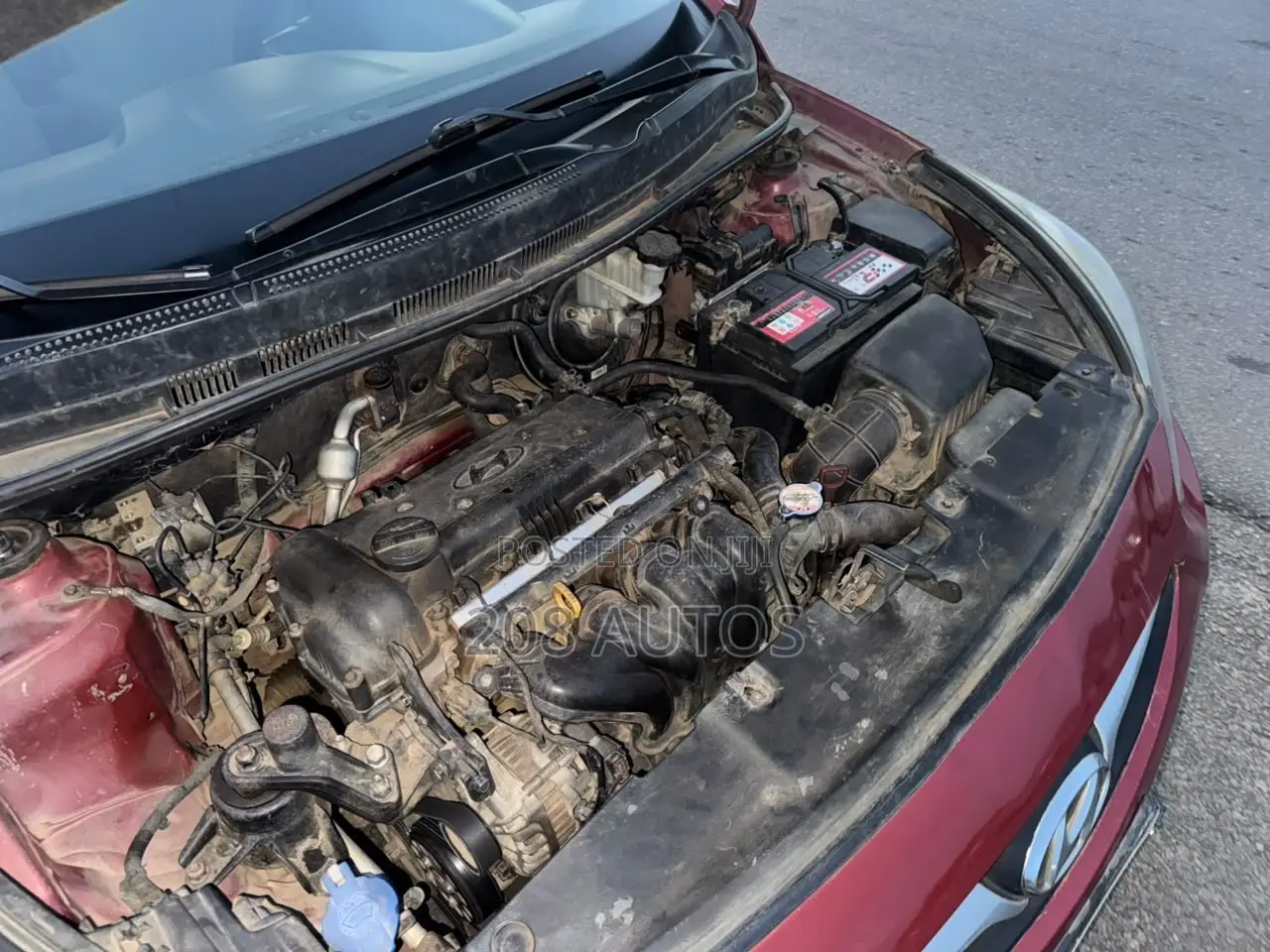 Hyundai Accent GLS 4dr Sedan (1.6L 4cyl 6A) 2014 Red