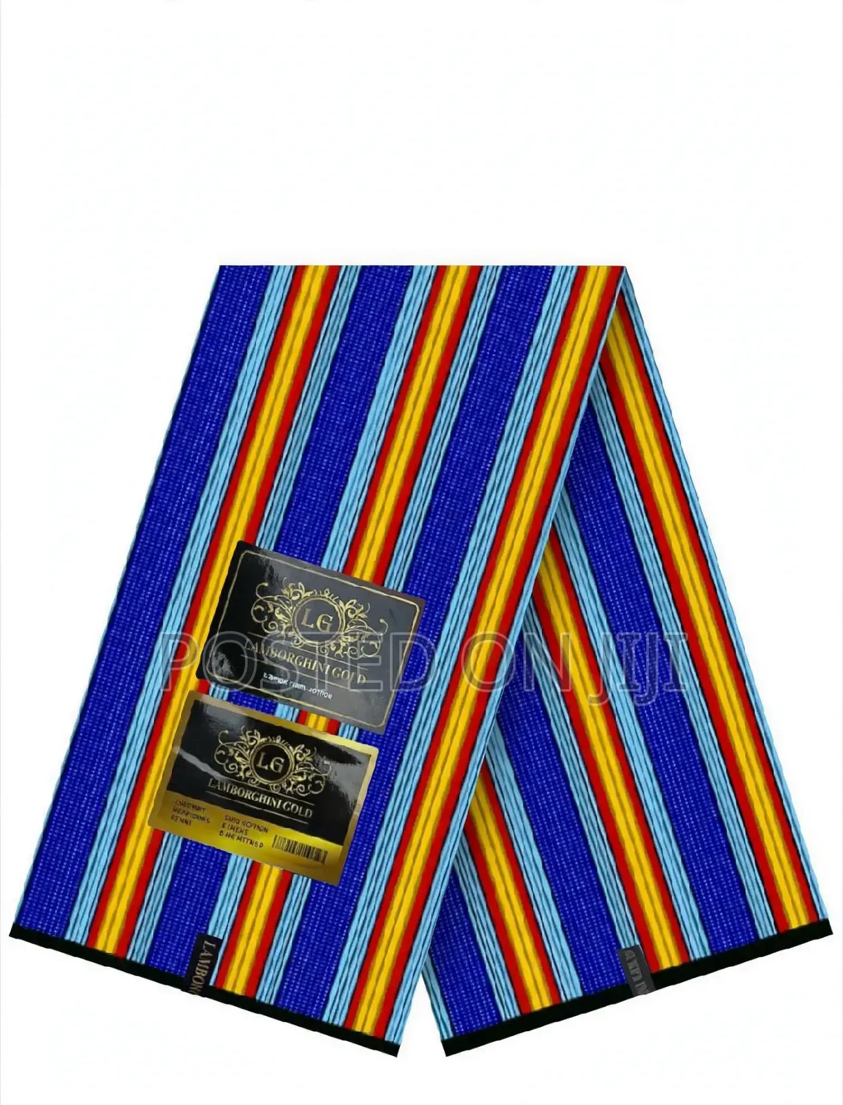 Fugu Stripe Ankara 6 Yards - Couples Style - 4 Colors