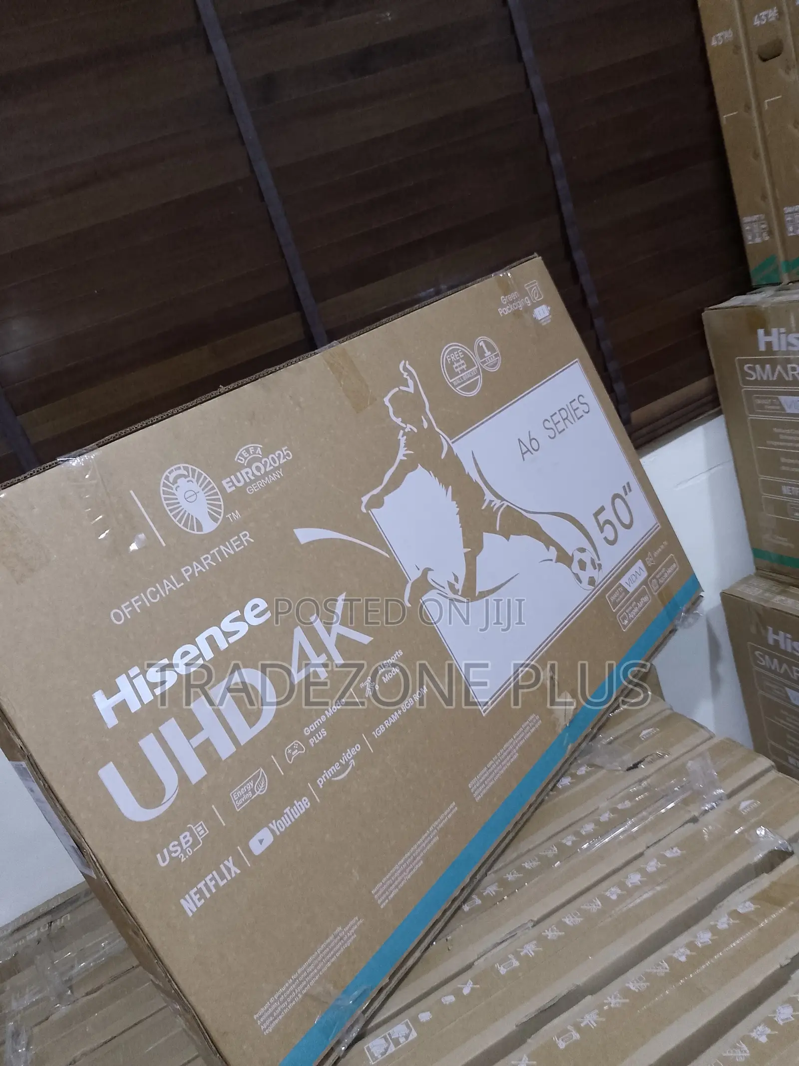 Hisense 50-Inch Smart TV – UHD Resolution, Powerful Sound