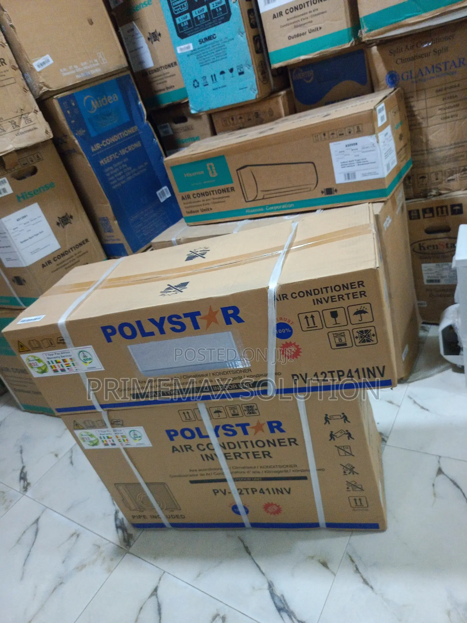 Stay Cool All Day: Polystar 1.5HP Inverter AC With Pure Copper Pipes