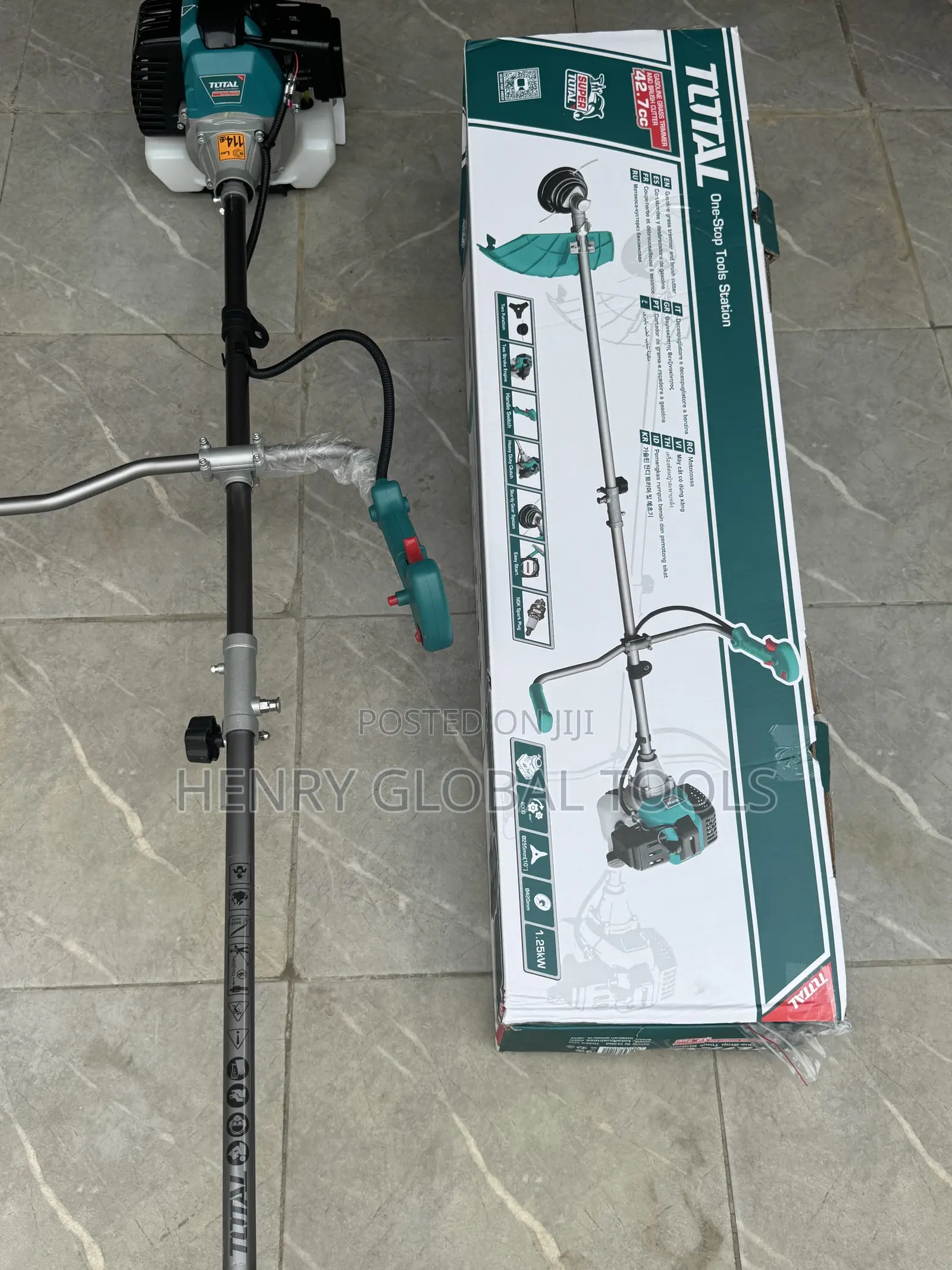 Total 42.7cc Petrol Brush Cutter / Grass Trimmer – Brand New