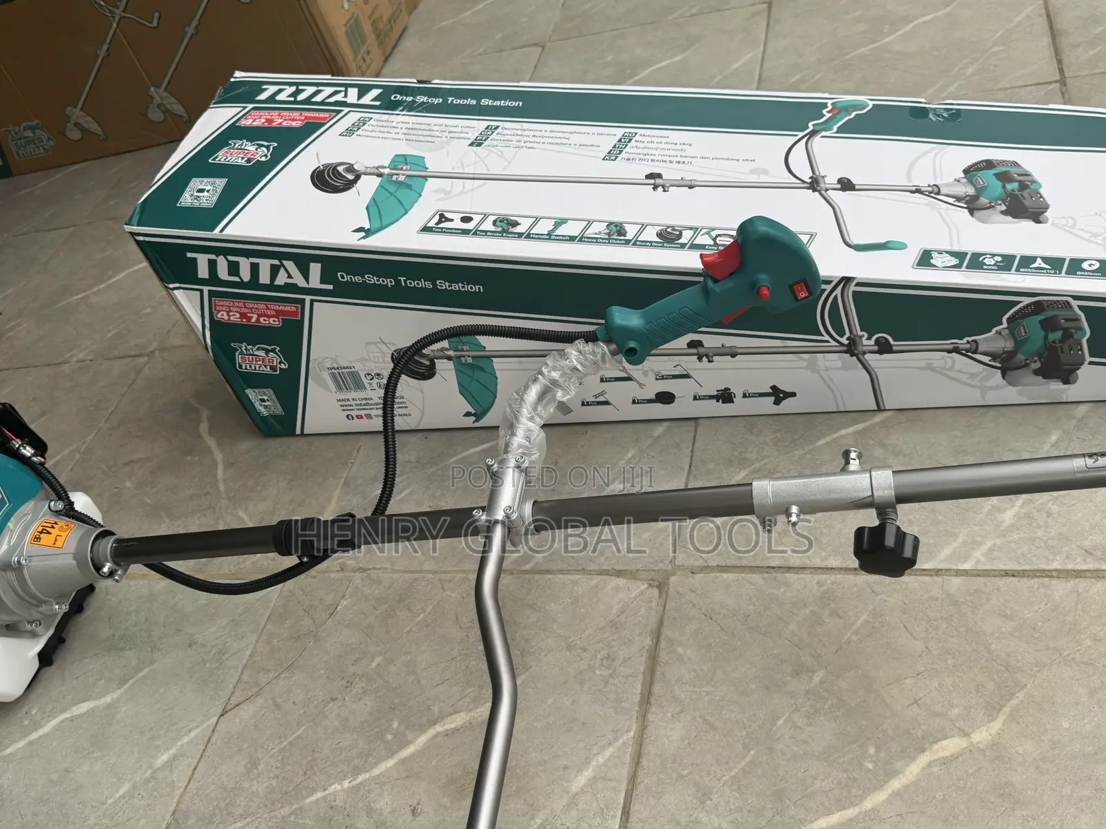 Total 42.7cc Petrol Brush Cutter / Grass Trimmer – Brand New
