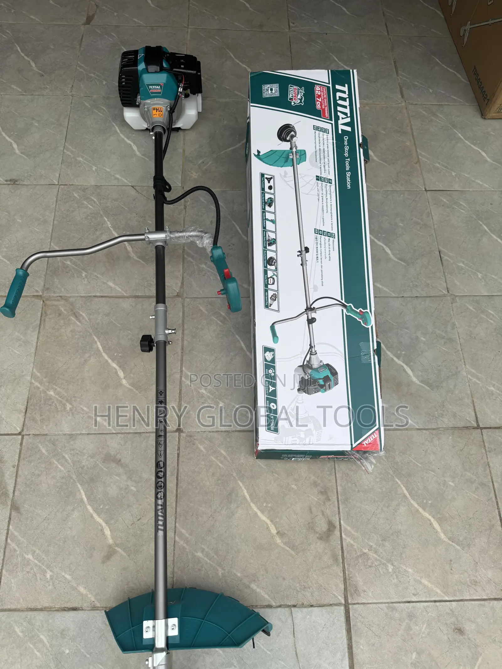 Total 42.7cc Petrol Brush Cutter / Grass Trimmer – Brand New