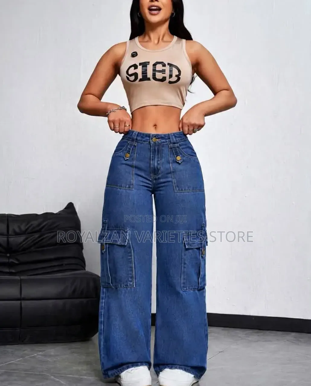 Female Stock Baggy Jean