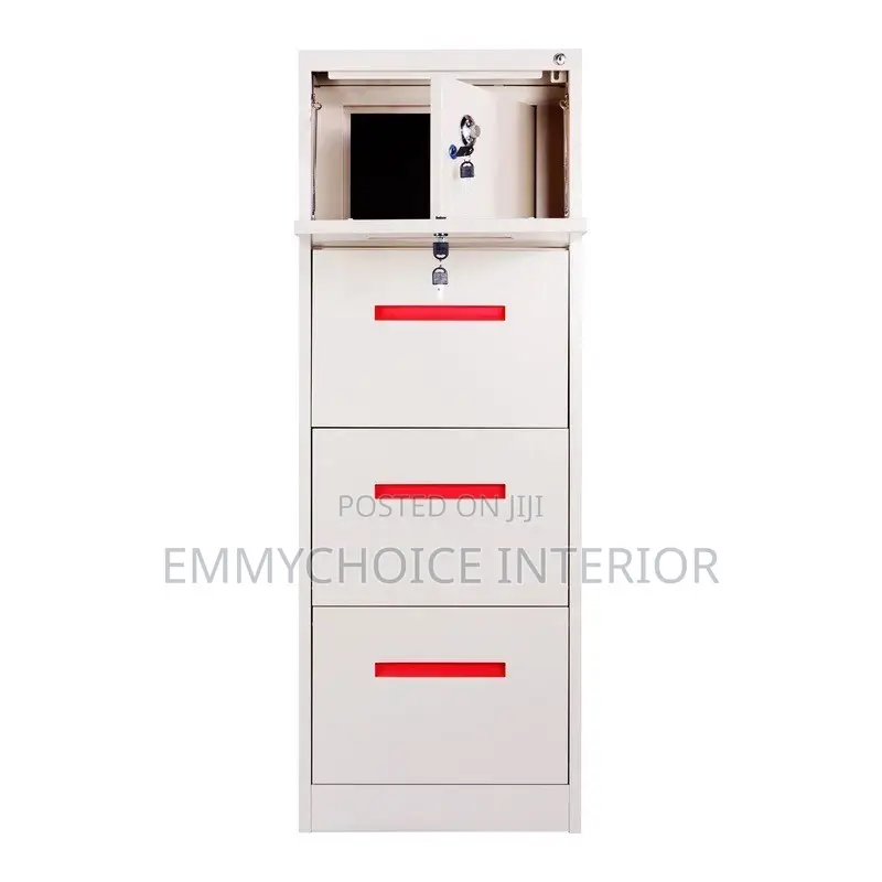 4-Drawer Fireproof Filing Cabinet Safe