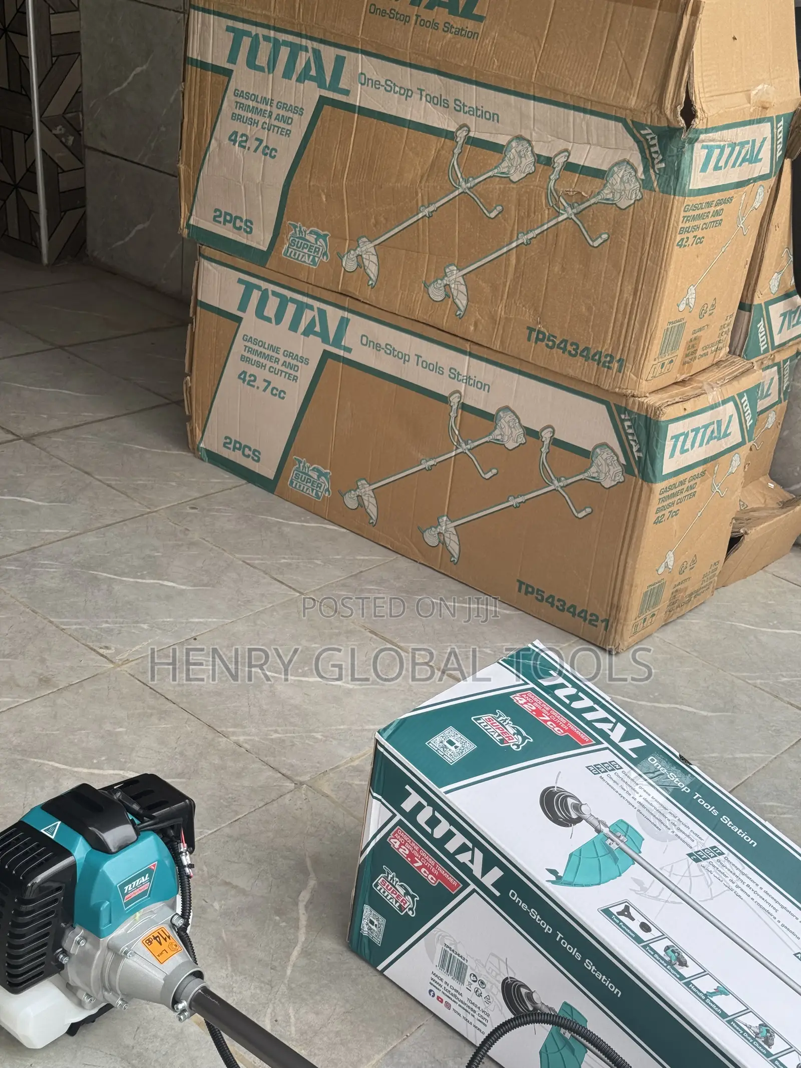 Total 42.7cc Petrol Brush Cutter / Grass Trimmer – Brand New
