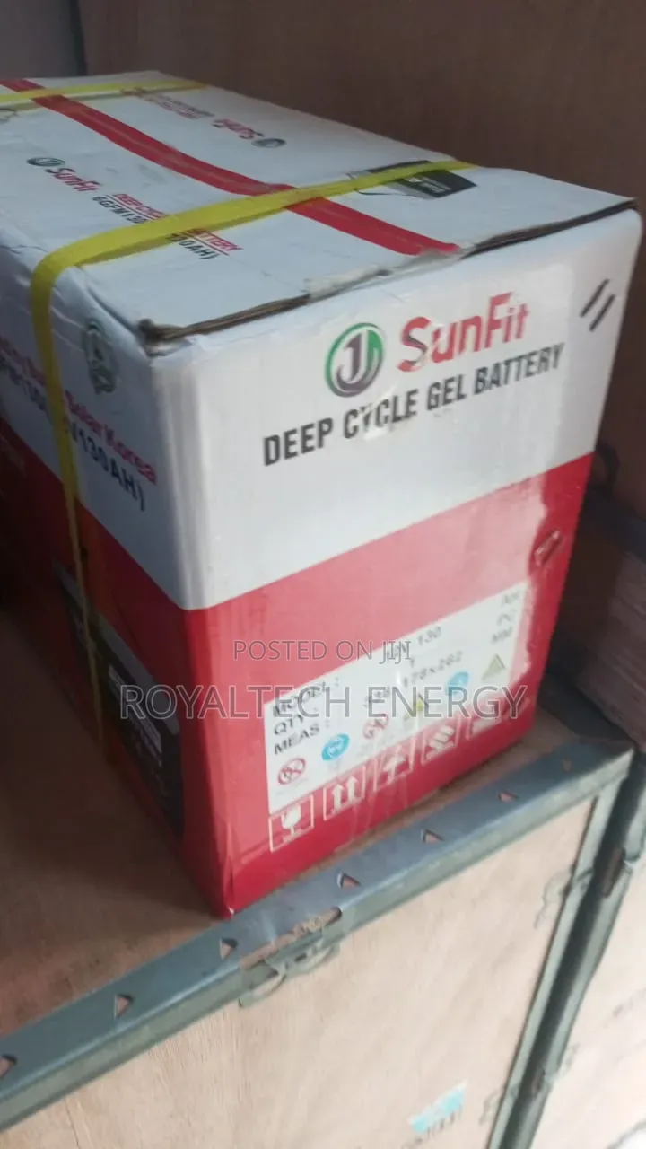 Sunfit 130ah 12v Dry Cell Gel Battery