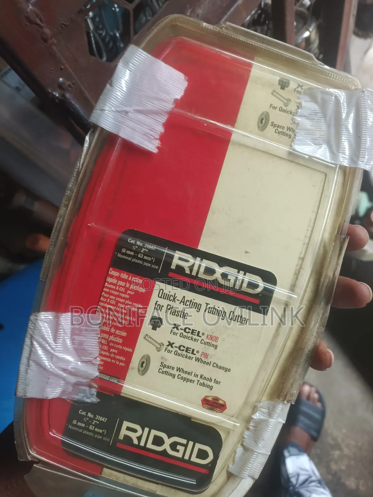 RIDGID 152-P Quick-Acting Tubing Cutter (Catalog Number 31647)