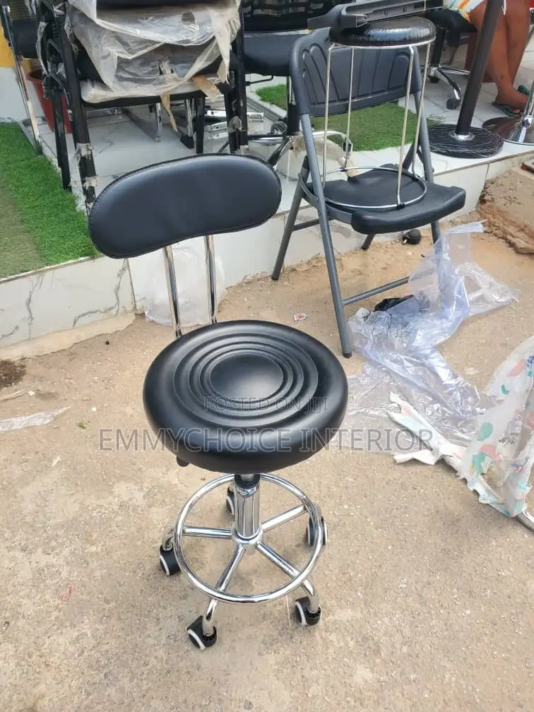 Mini Swivel Lab/Bar Chair With Backrest).
