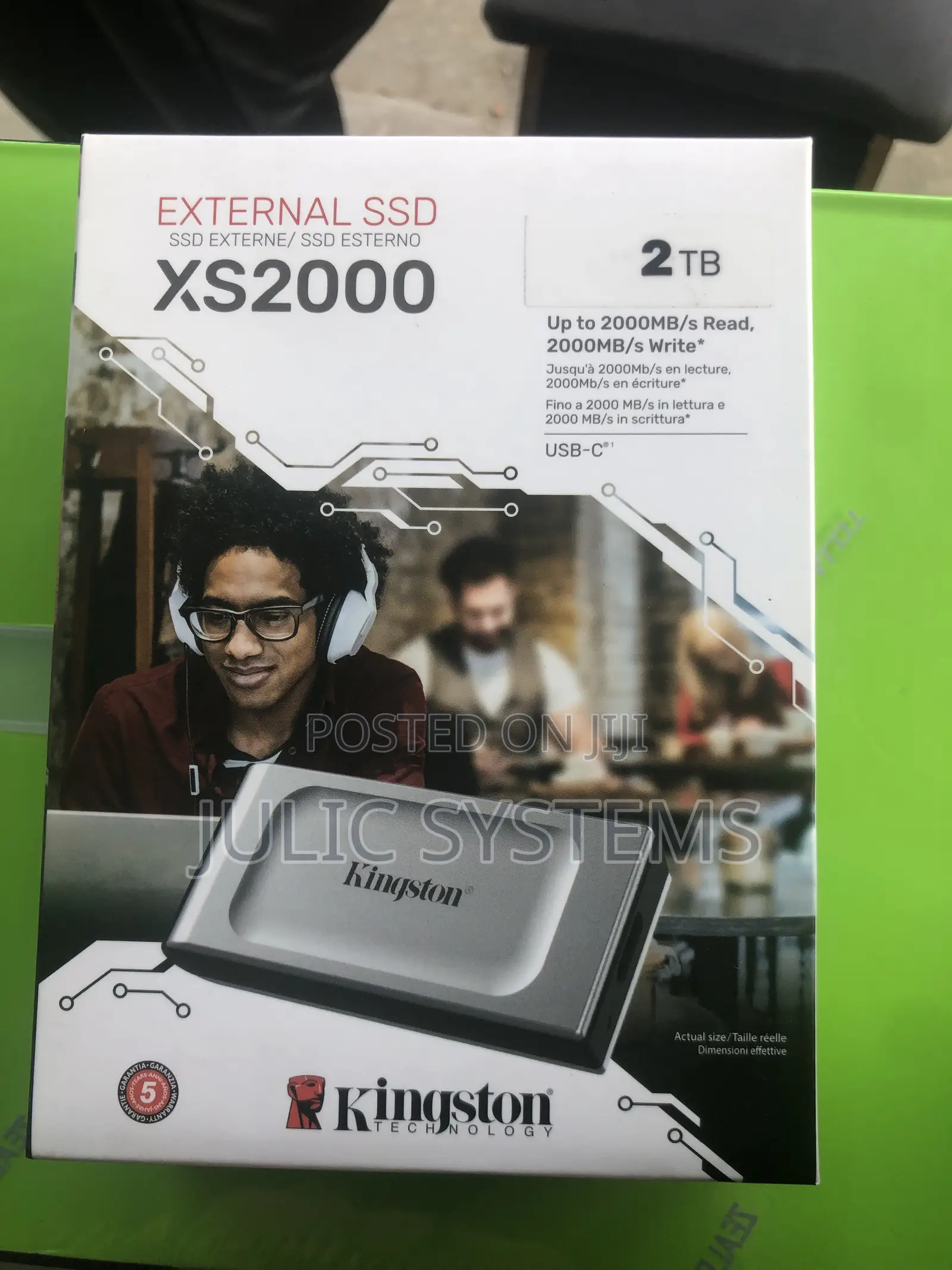 Kingston Xs2000 2tb SSD Portable