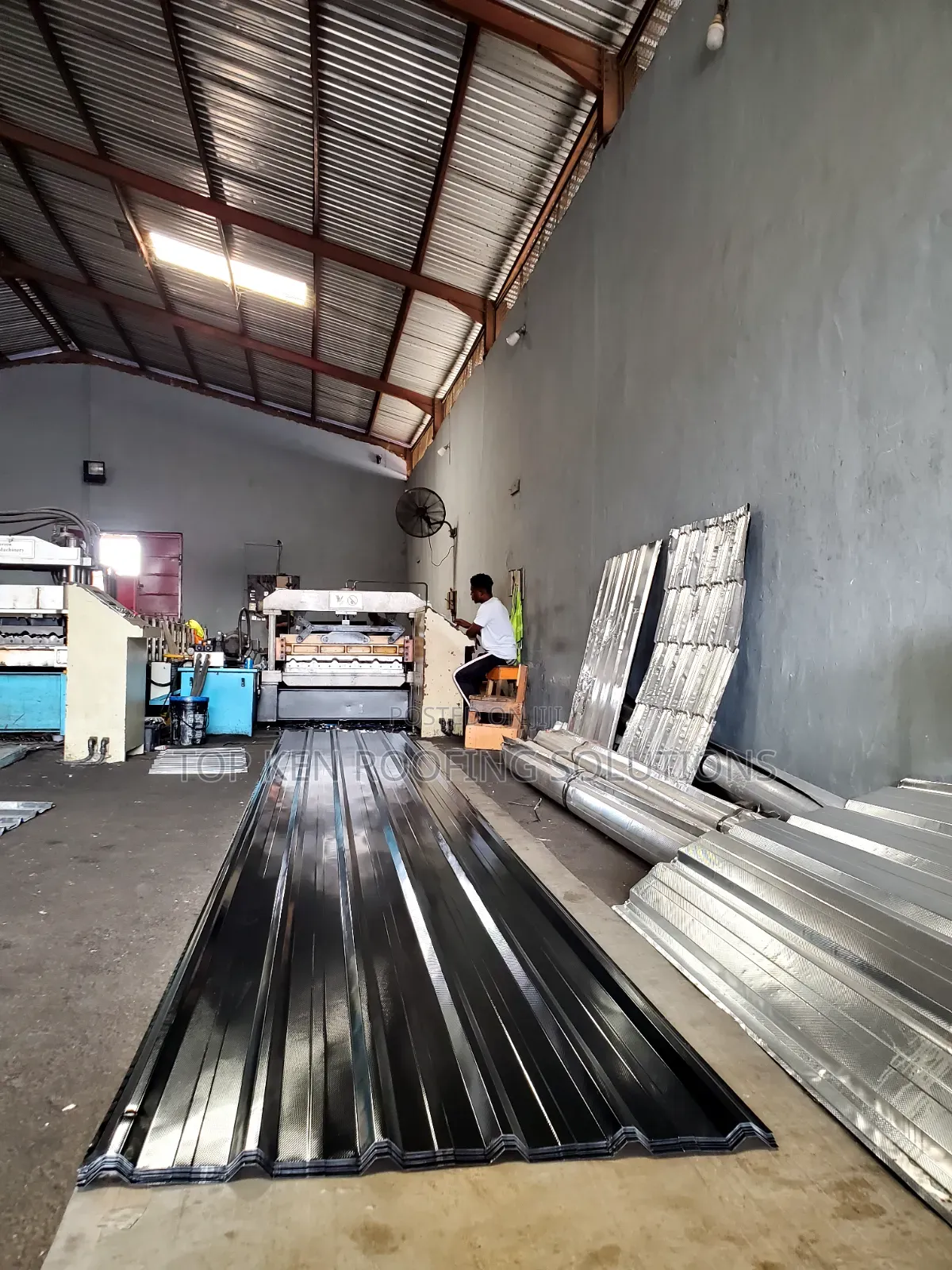 0.58mm Oven Baked Longspan Black