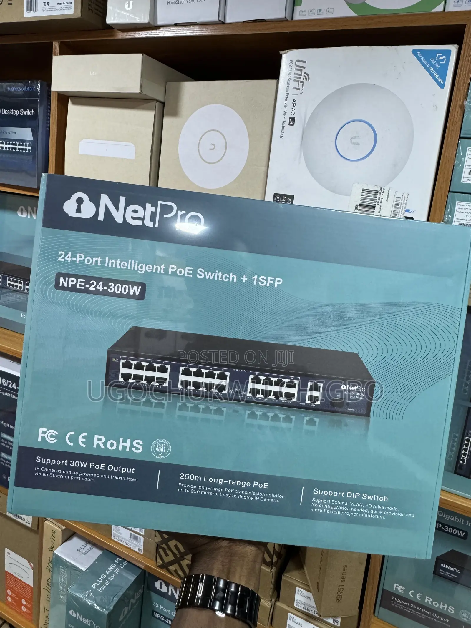 Netpro 24 Port Poe Switch 10/100 NPE-24-300W