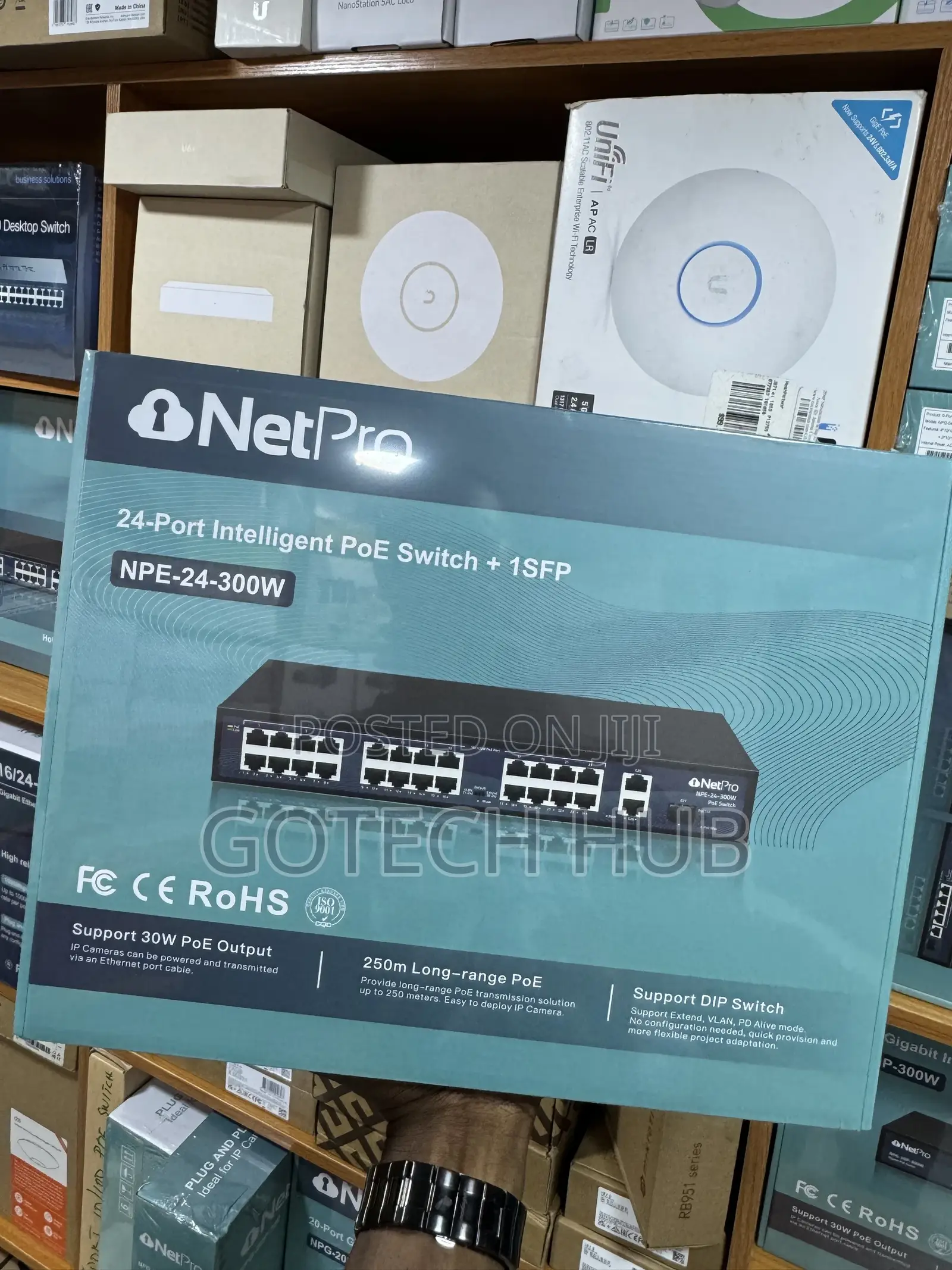 Netpro 24 Port Poe Switch 10/100 NPE-24-300W