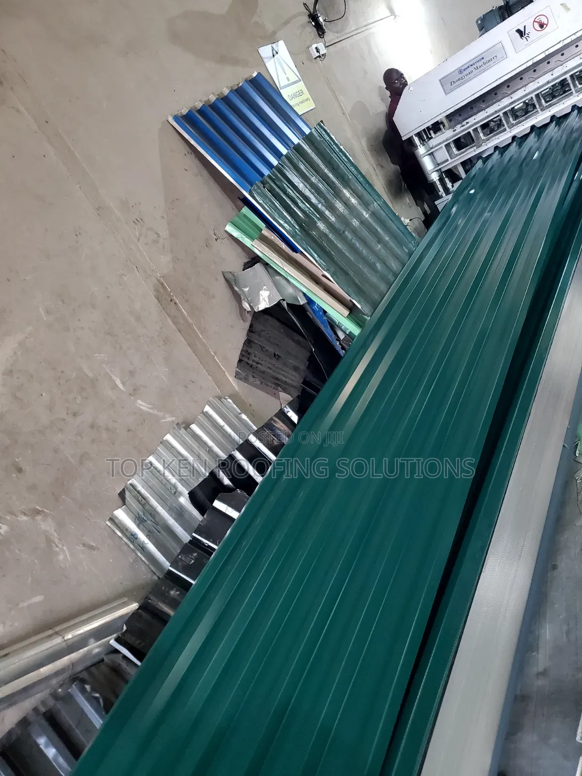 Green 0.55mm Thickness Longspan Sheet