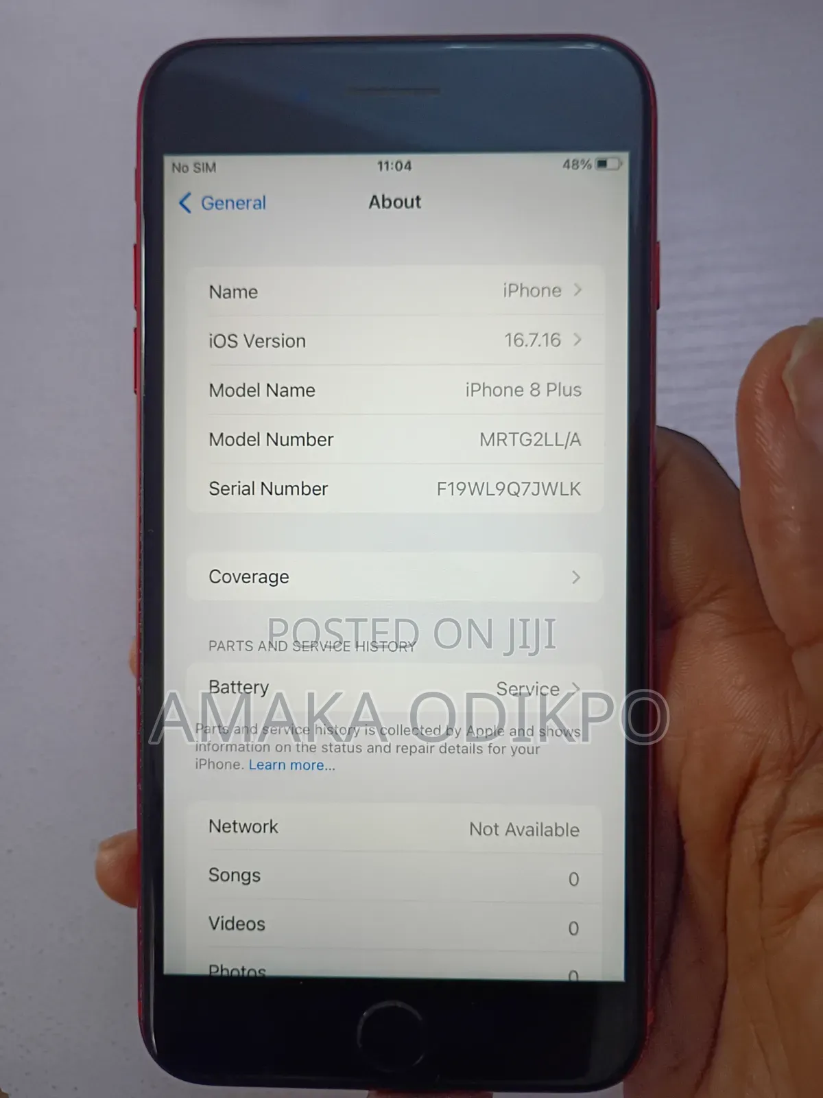Apple iPhone 8 Plus 64 GB Red