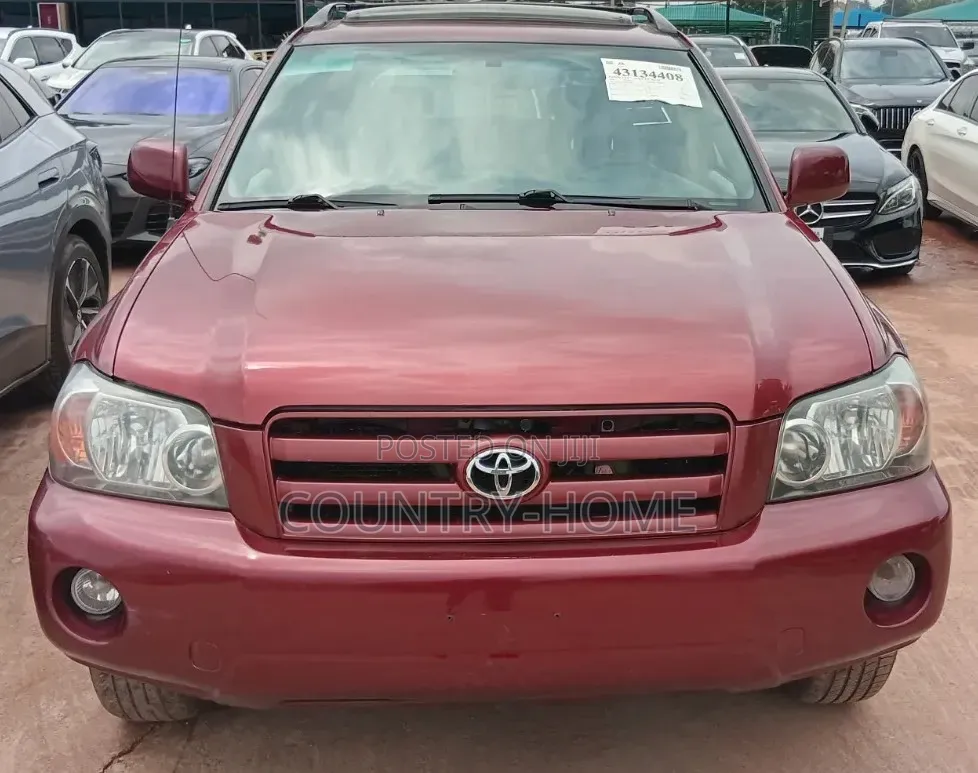 Toyota Highlander V6 4x4 2007 Red