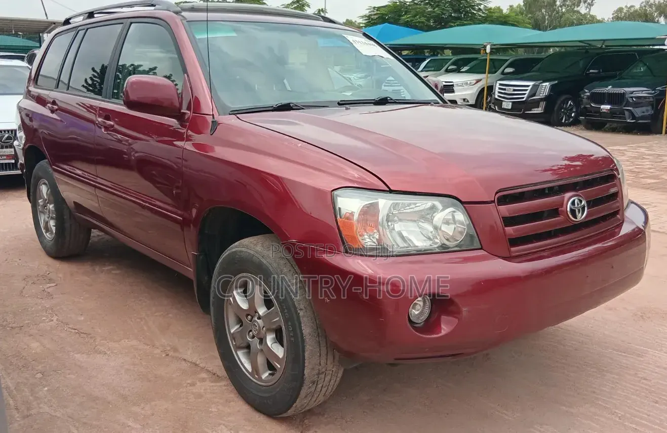 Toyota Highlander V6 4x4 2007 Red