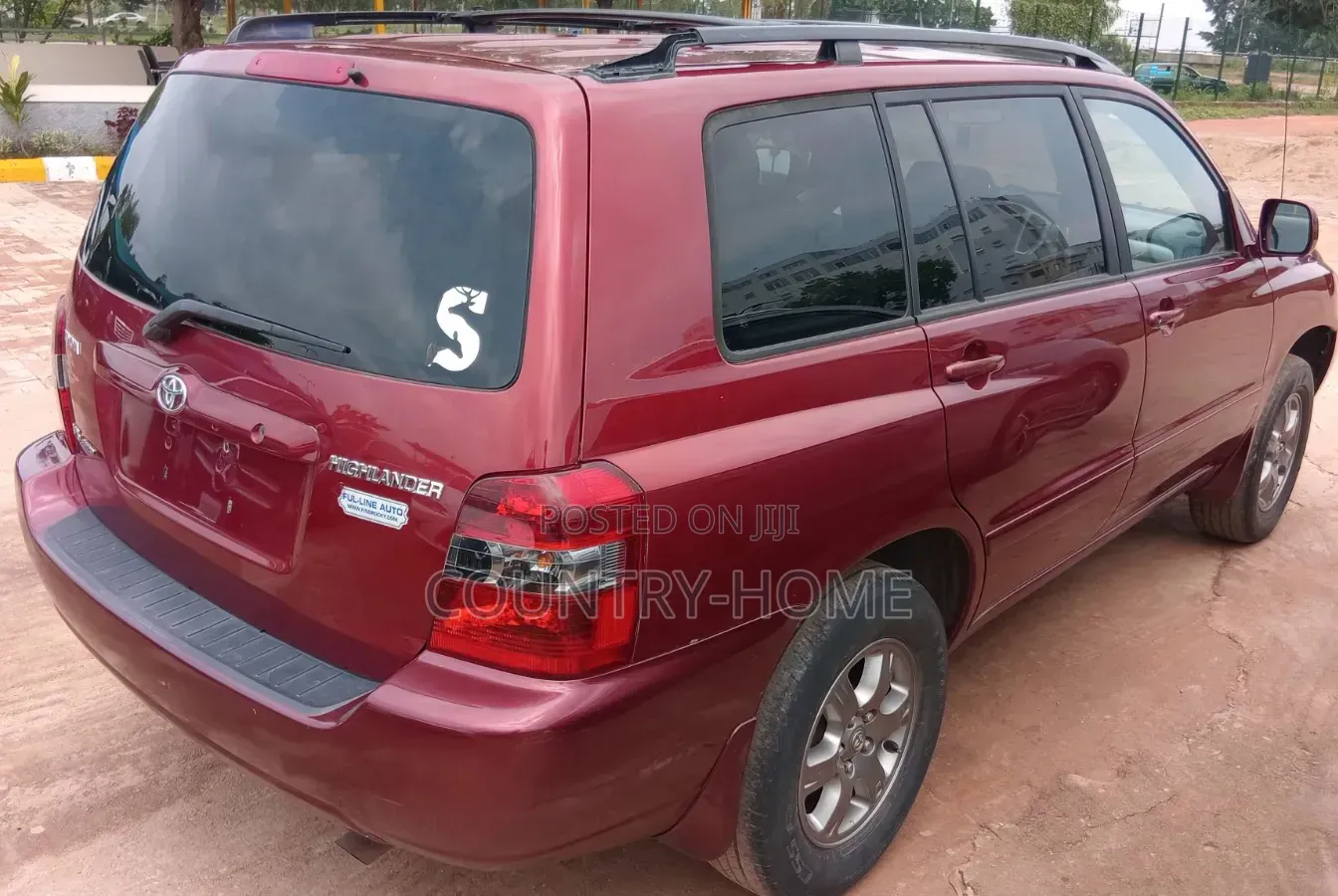 Toyota Highlander V6 4x4 2007 Red