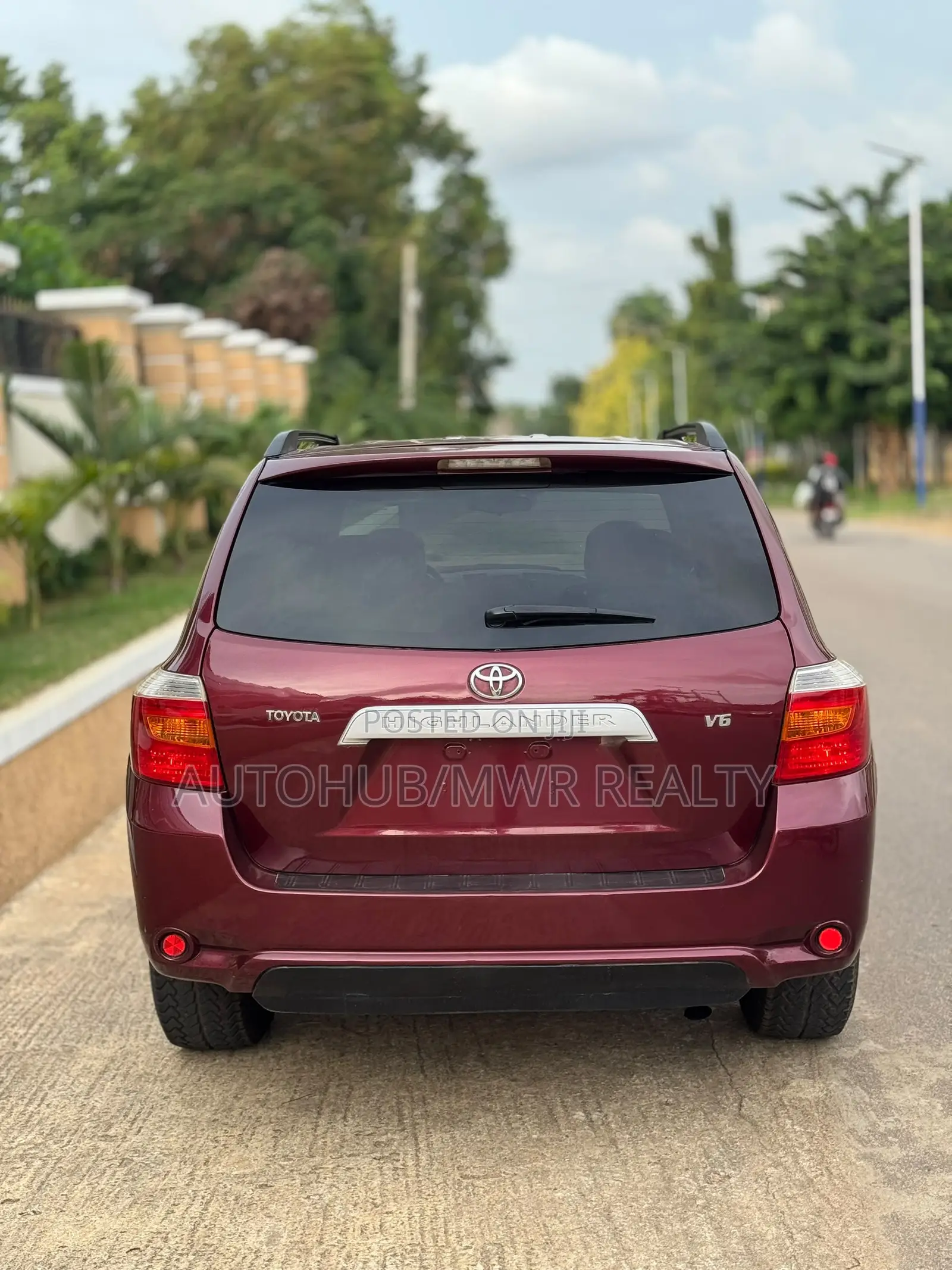 Toyota Highlander 2008 Red