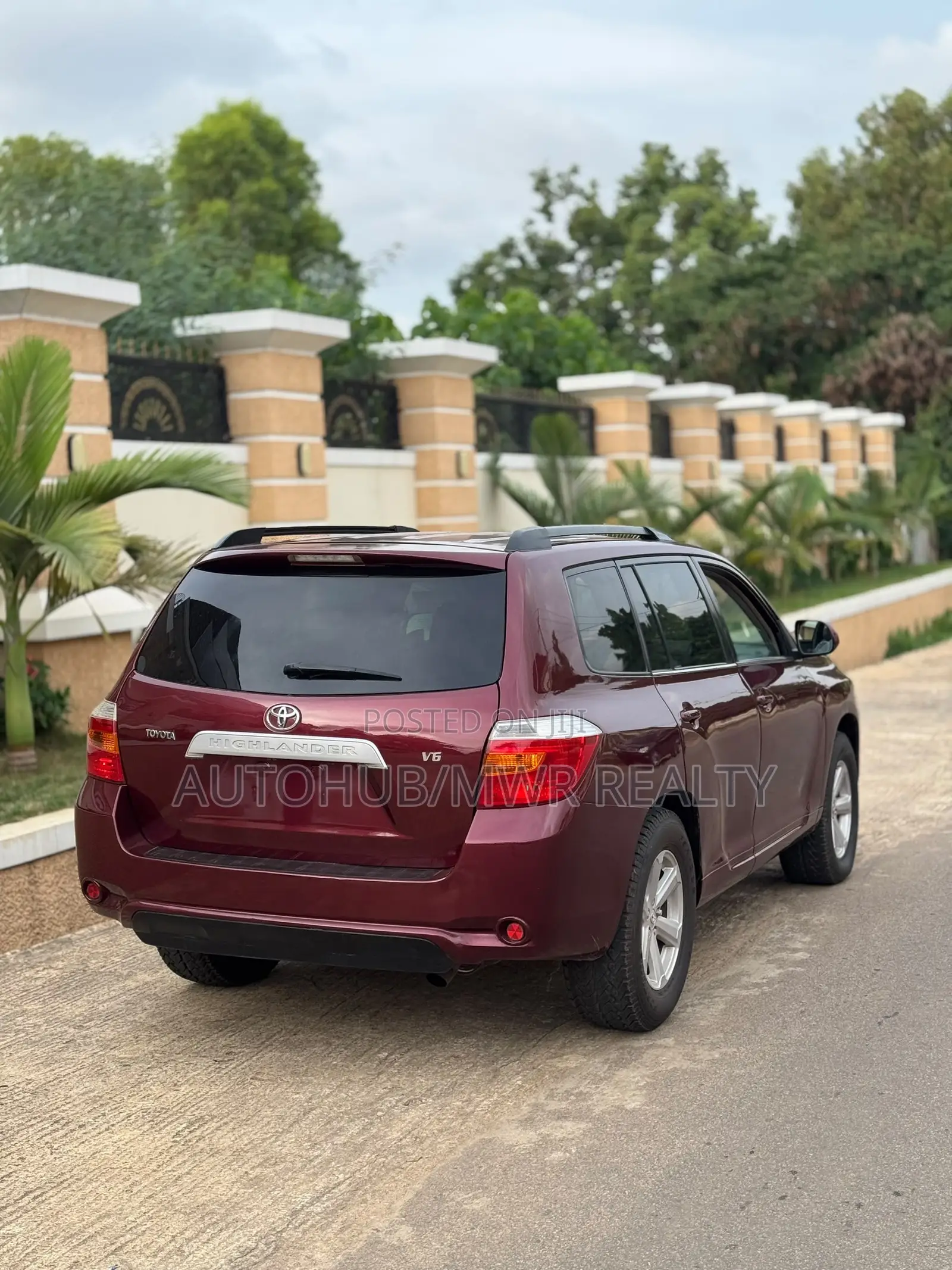 Toyota Highlander 2008 Red