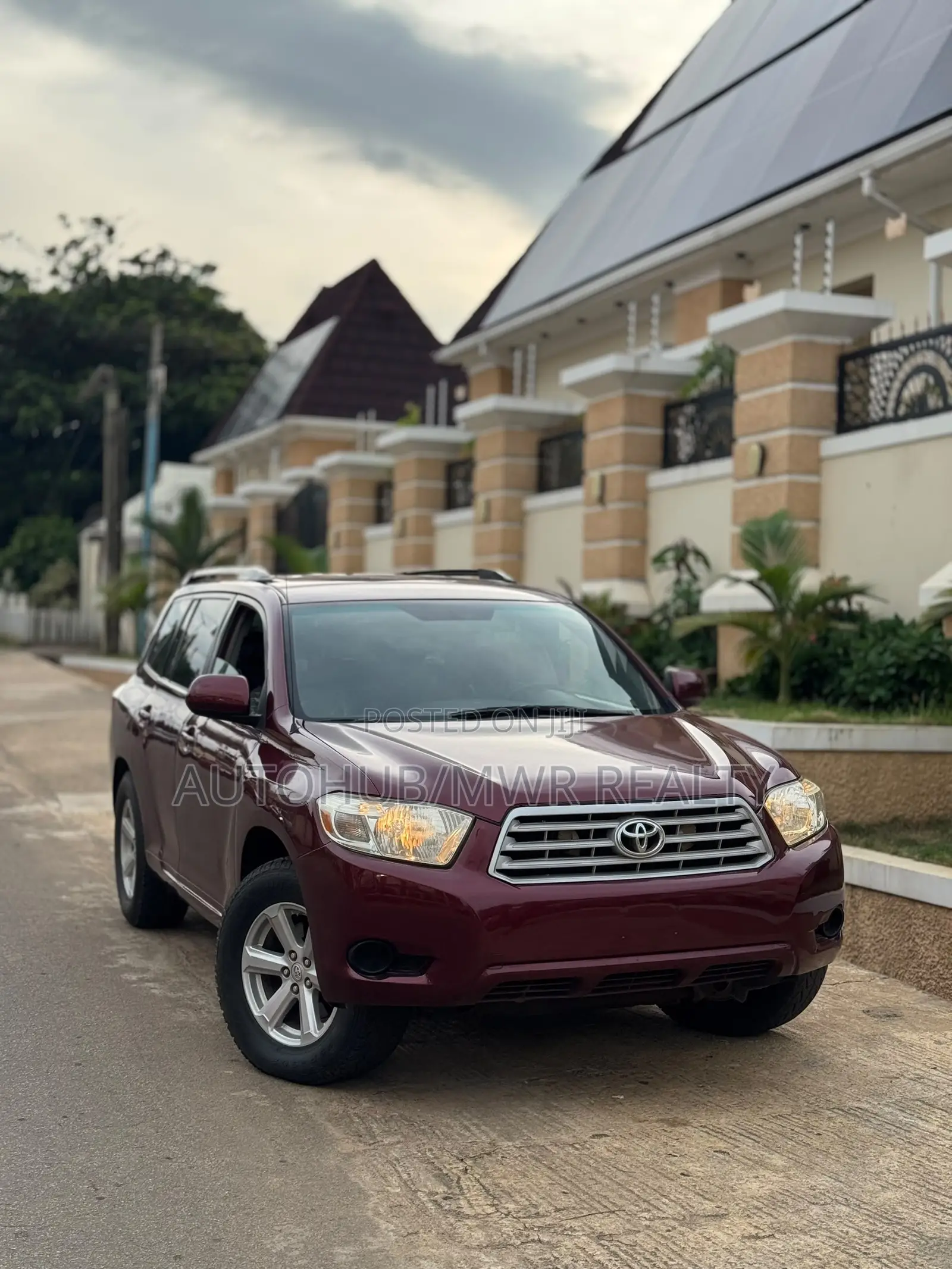 Toyota Highlander 2008 Red