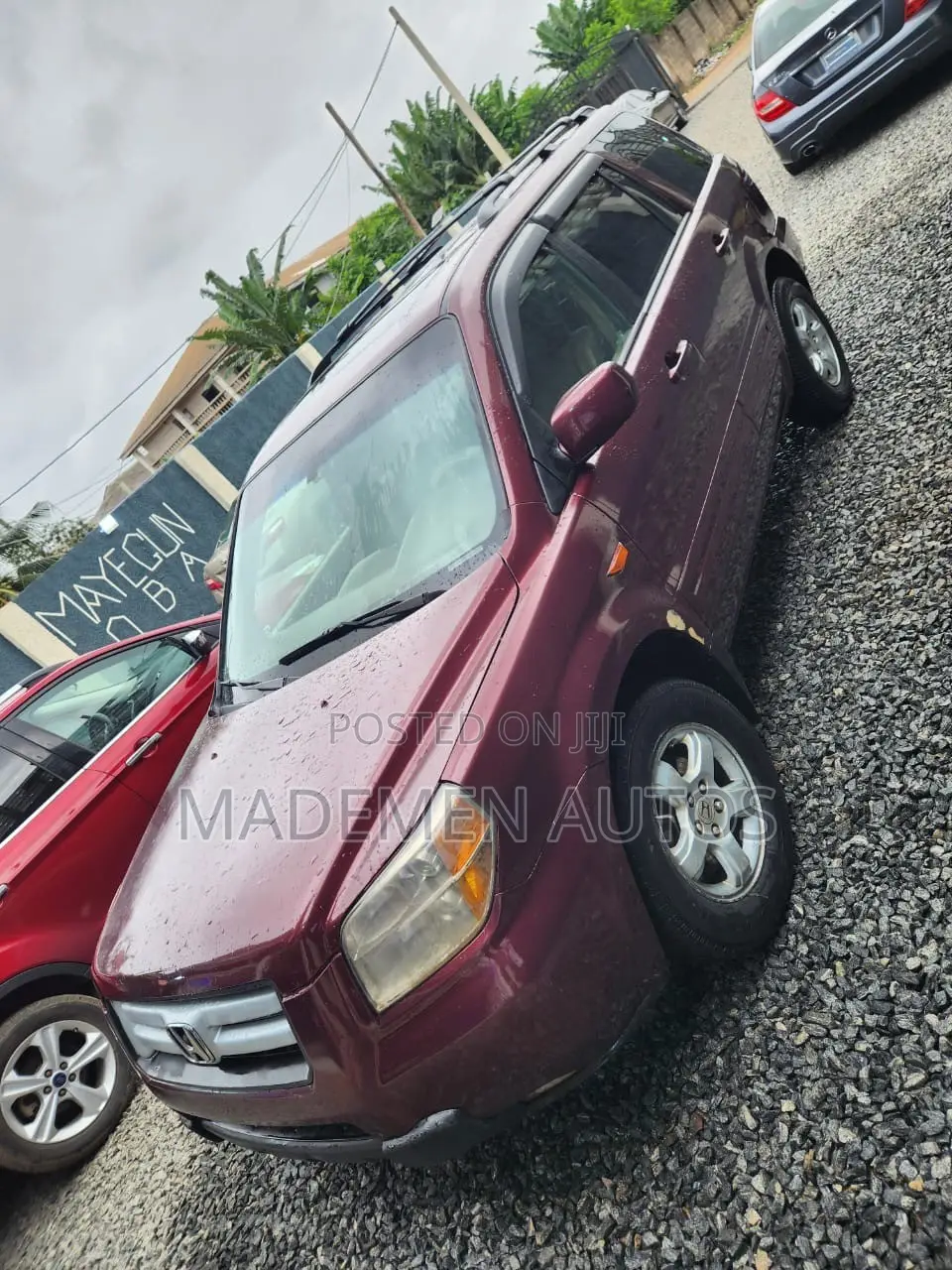 Honda Pilot EX-L 4x4 (3.5L 6cyl 5A) 2008 Red
