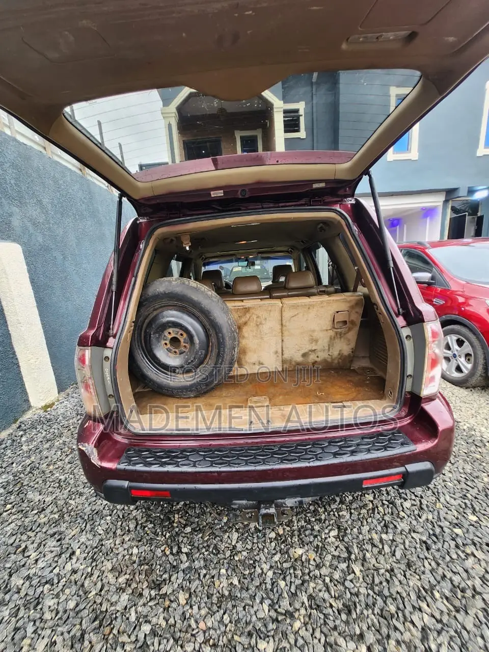 Honda Pilot EX-L 4x4 (3.5L 6cyl 5A) 2008 Red