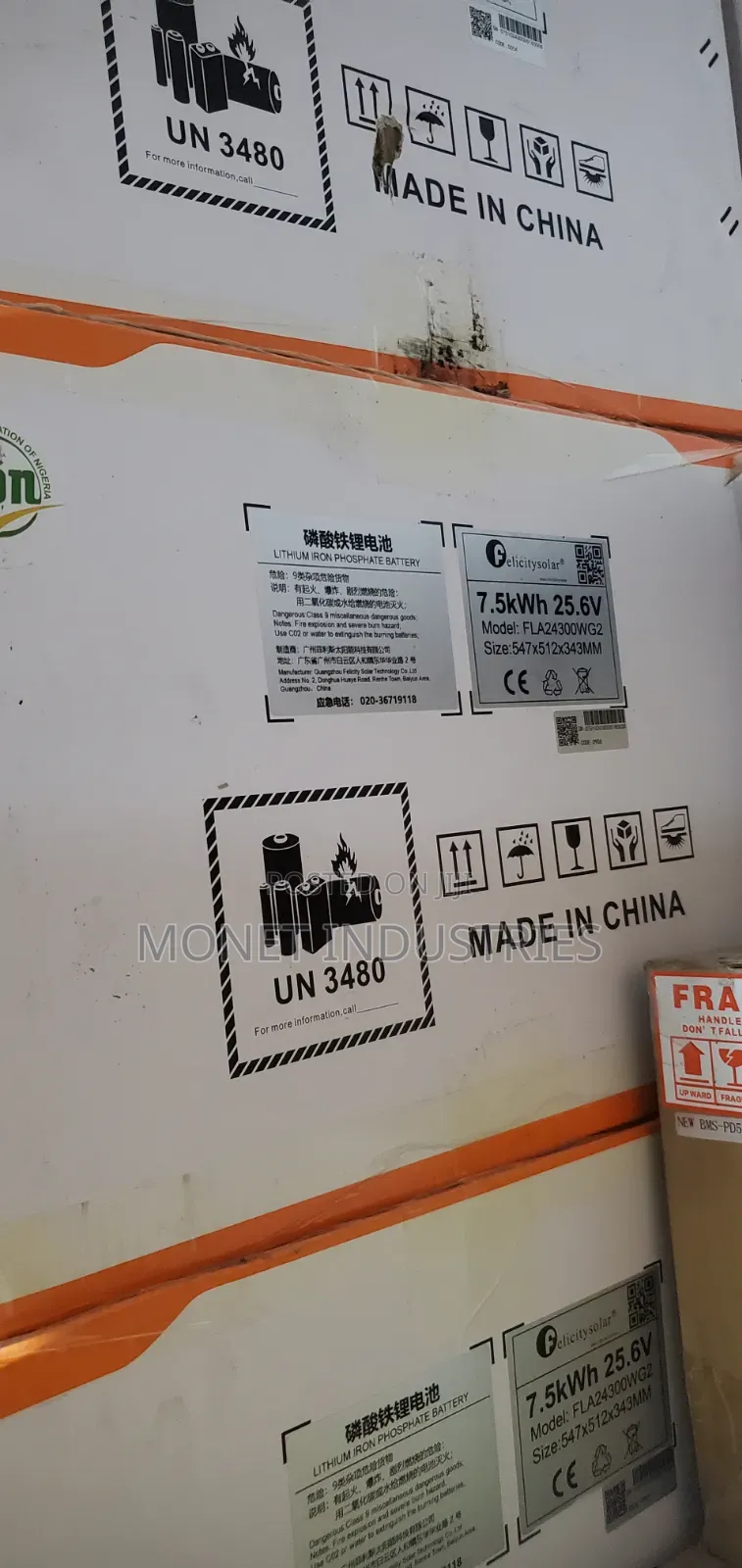 7.5KWH 24v Felicity Lithium Battery