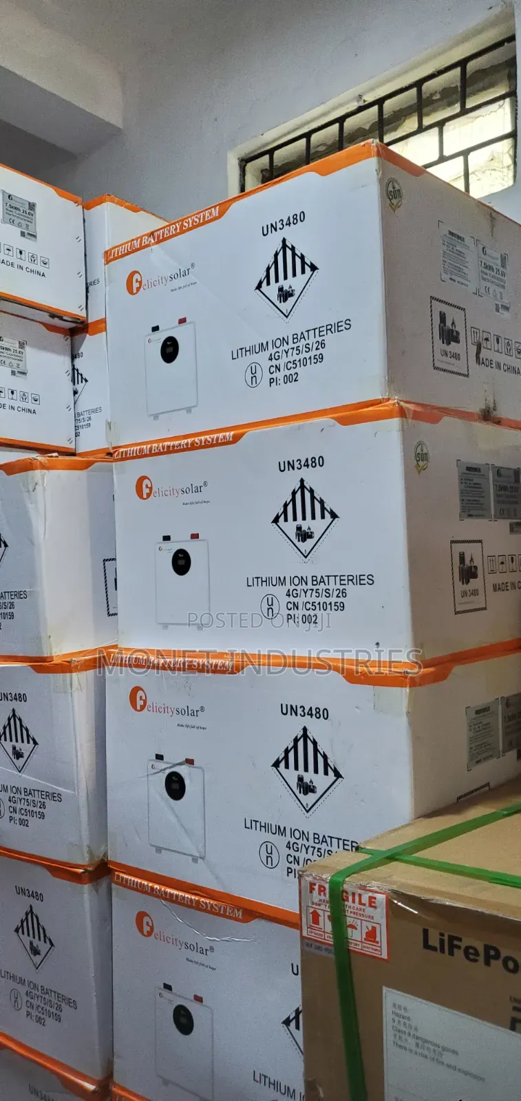 7.5KWH 24v Felicity Lithium Battery