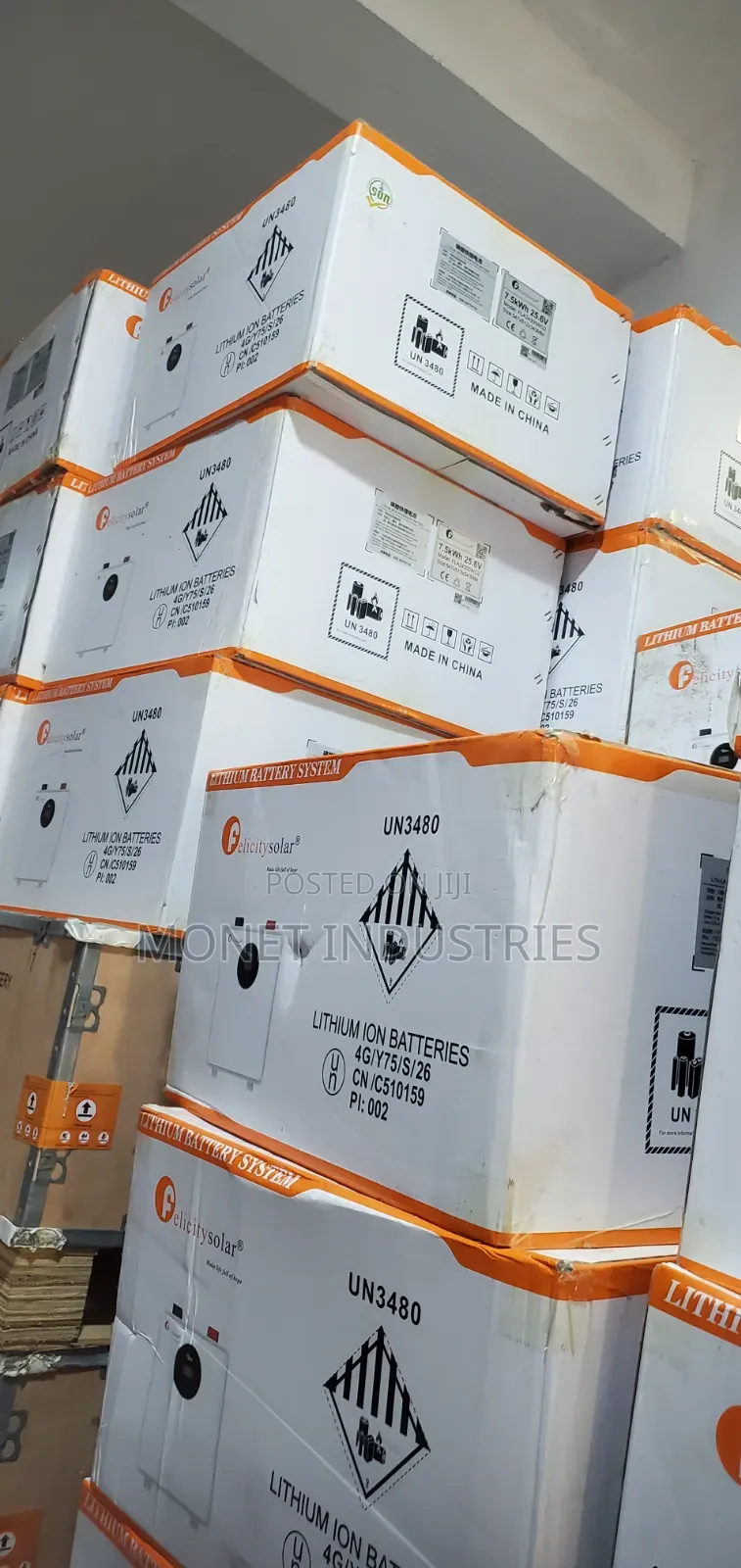 7.5KWH 24v Felicity Lithium Battery