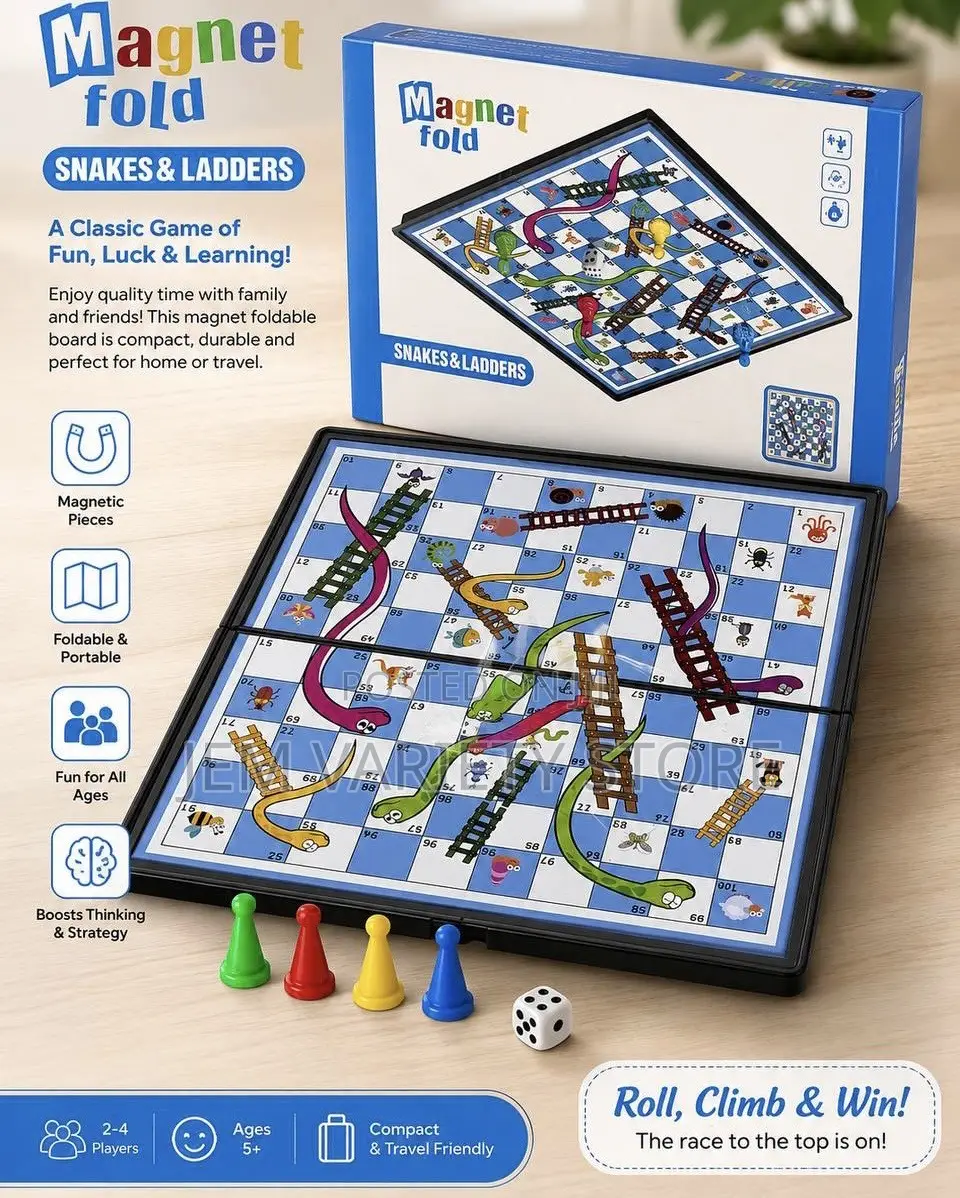 Snake and Ladder Game Foe Adult and Kids