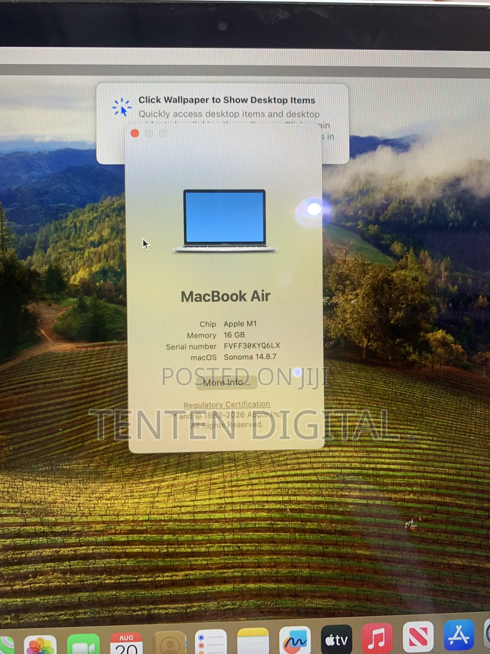 Laptop Apple MacBook Air 2020 M1 16GB Apple M1 SSD 512GB