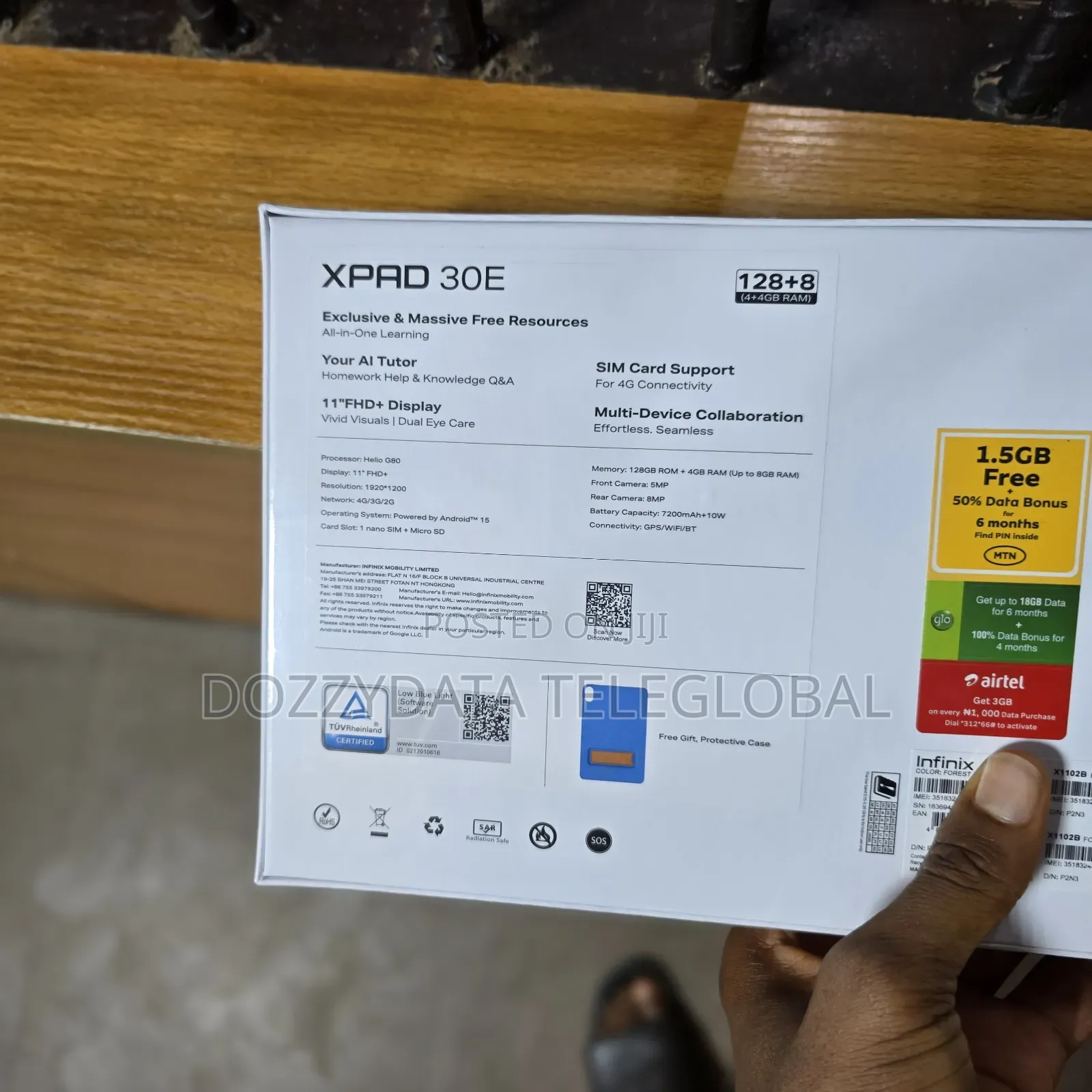New Infinix Xpad 30E 128 GB Green
