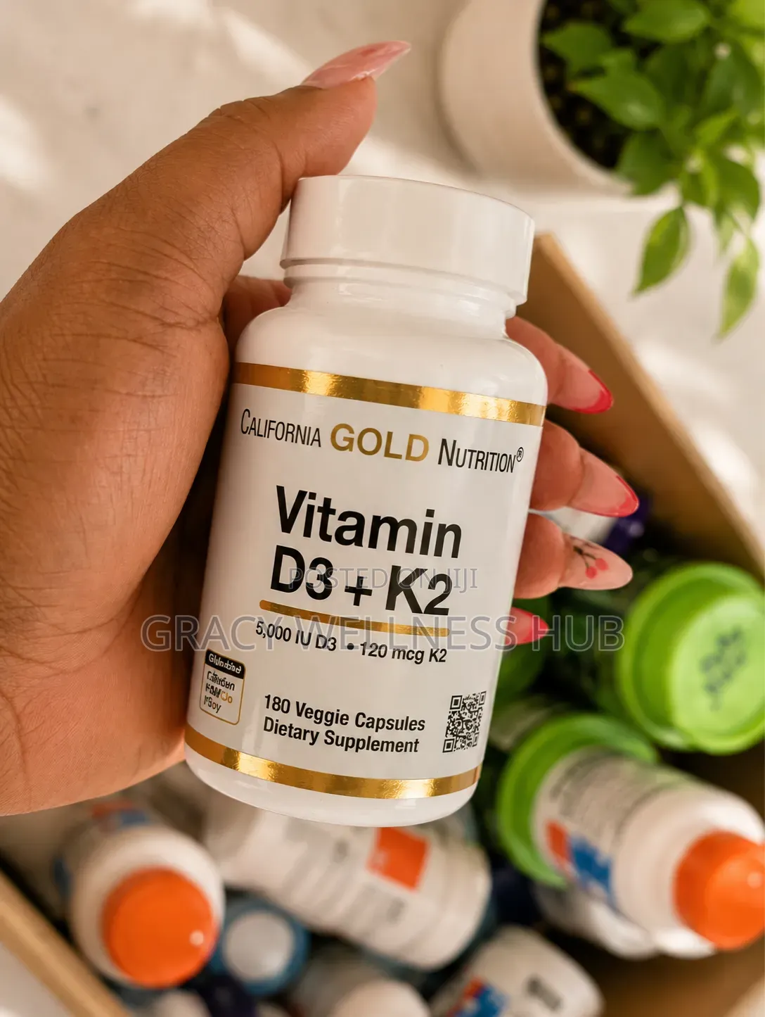 California Gold Nutrition D3 + K2