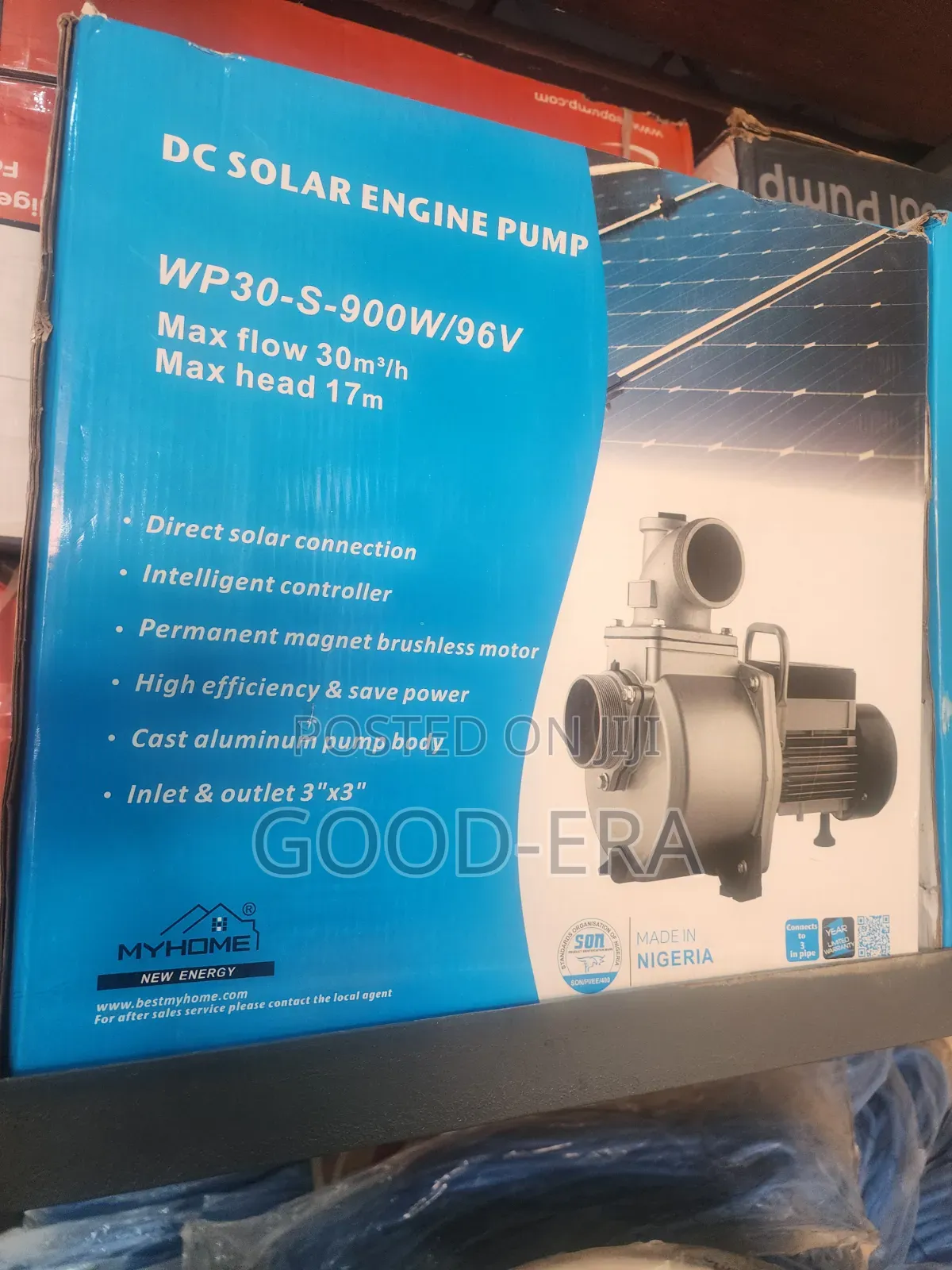 DC 1.5hp Solar Irrigation Pump 3"