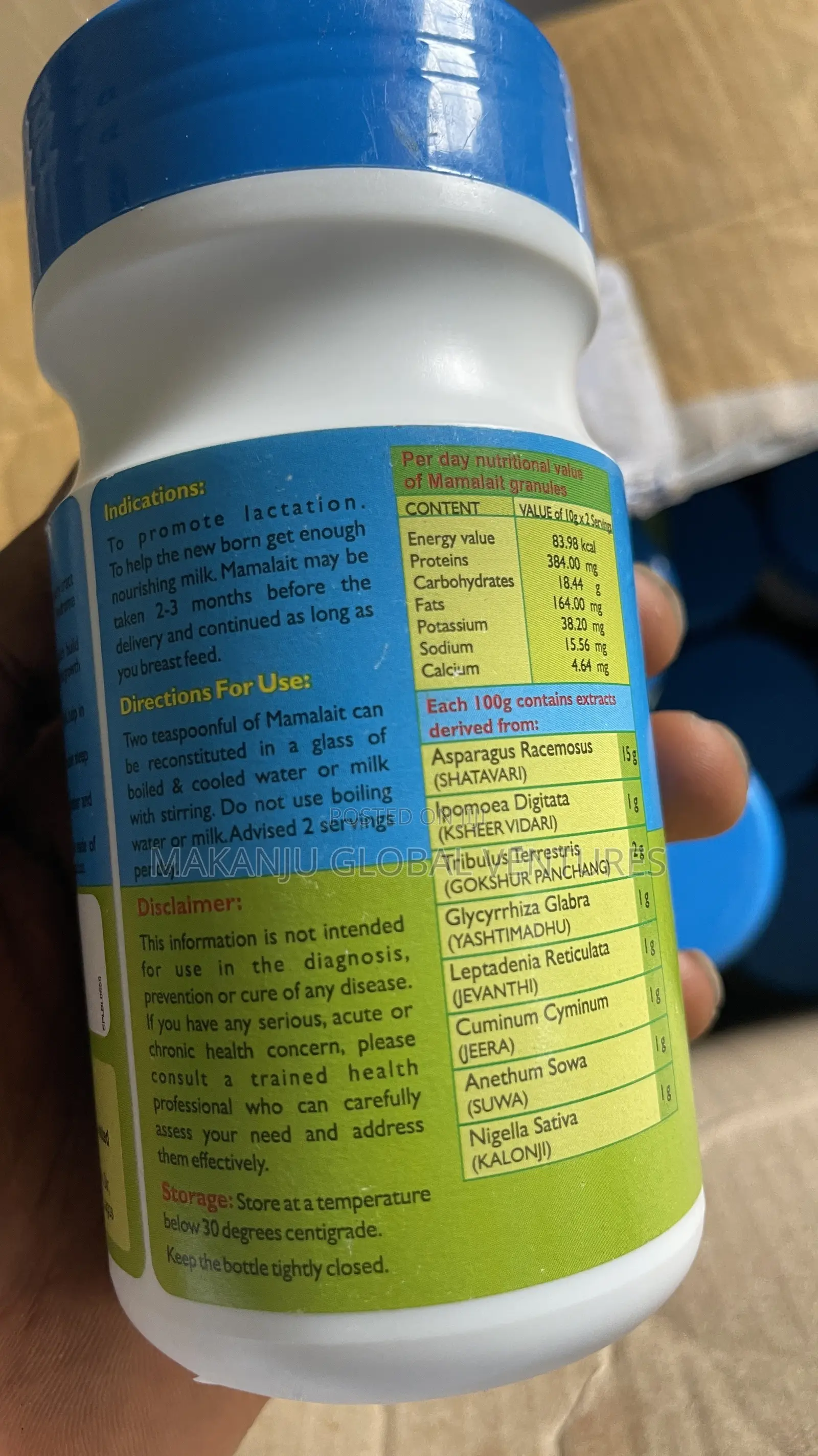 Mamalait Herbal Granules Breastmilk Booster - Chocolate Flavour (250g)