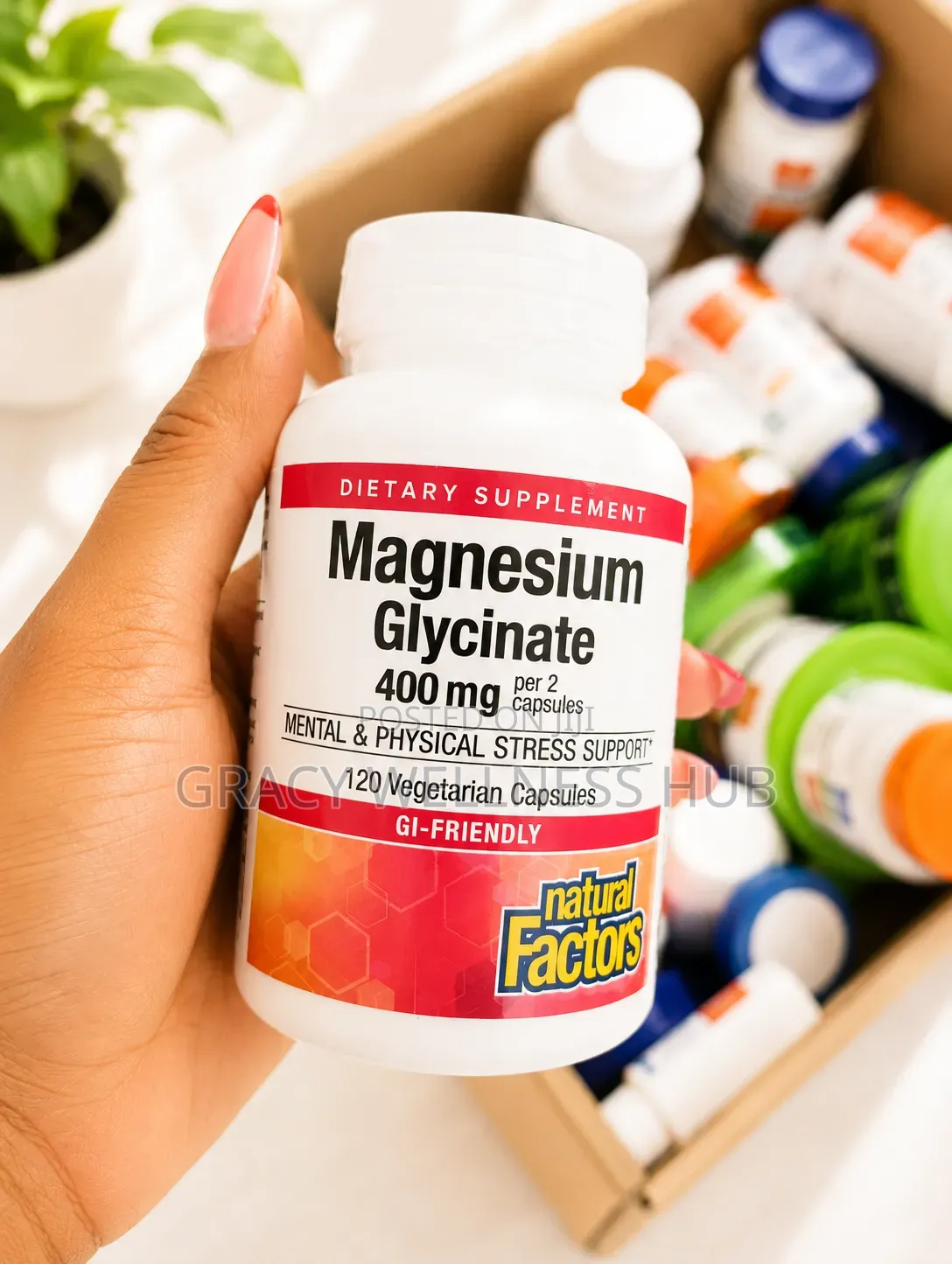 Natural Factor Magnesium Glycinate 400mg
