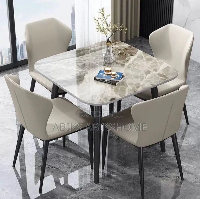 Marble Dining Table Set