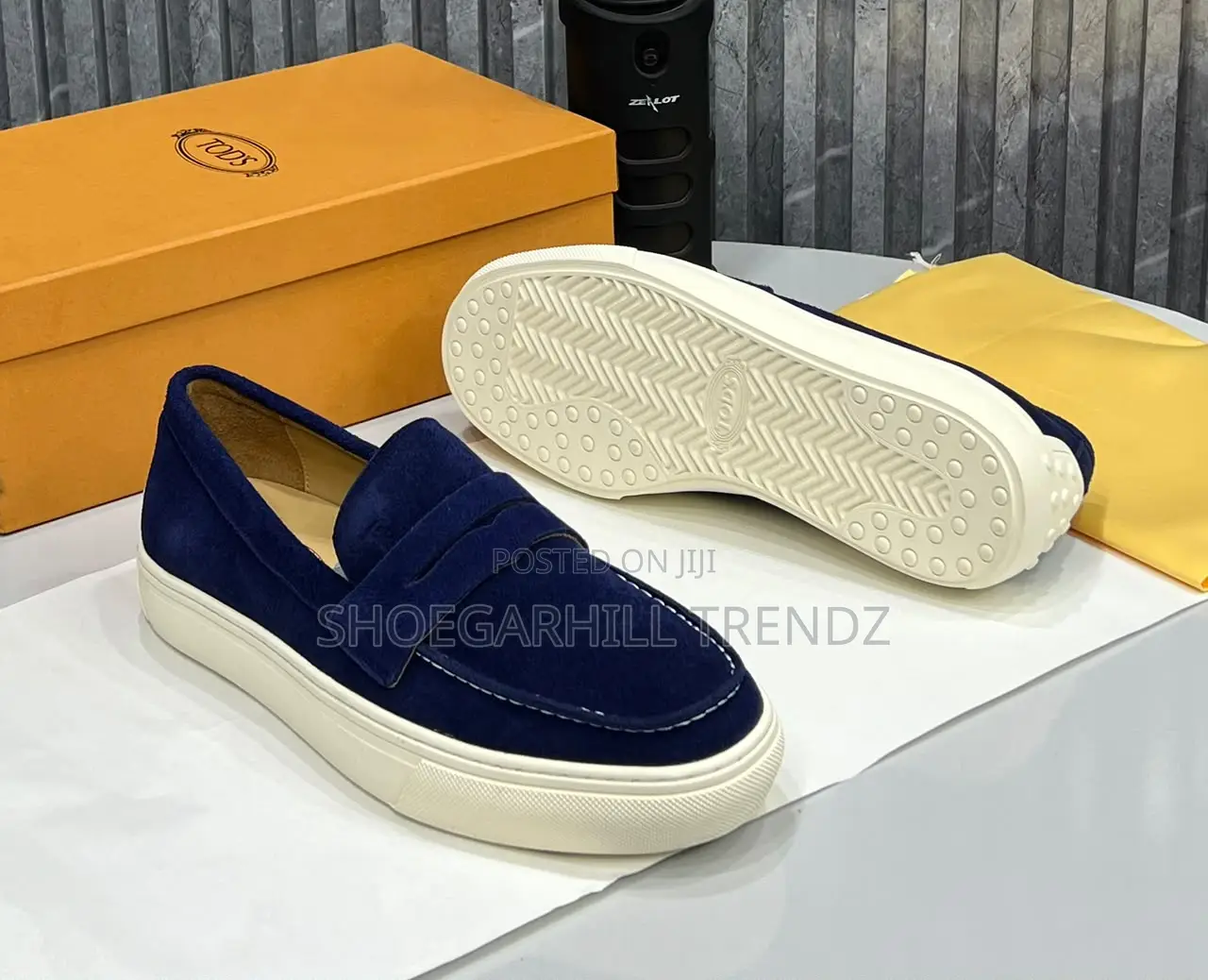 Men Shoes Tods Suede Sneaker Loafers