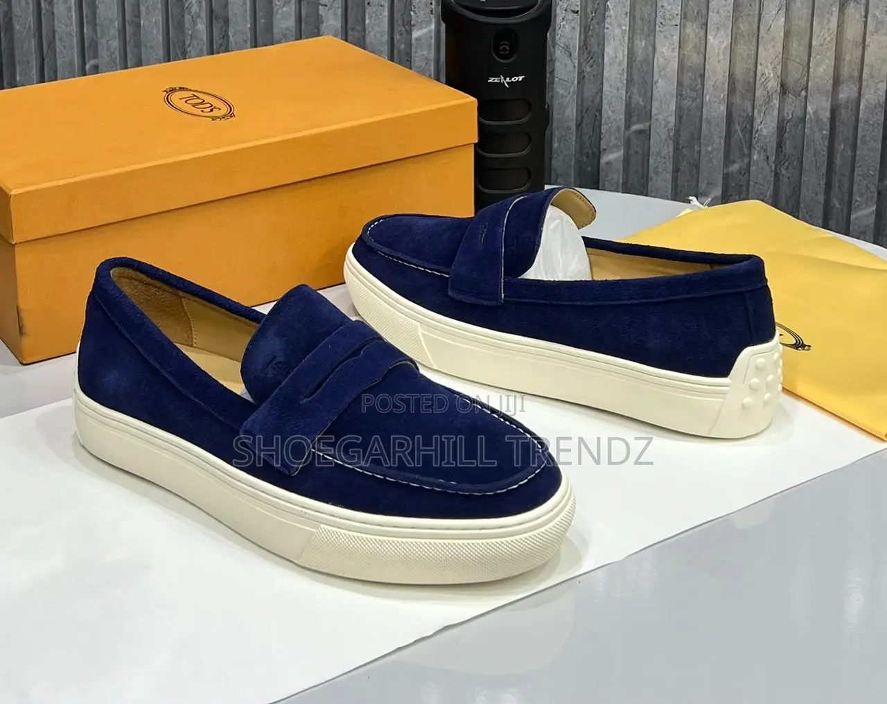 Men Shoes Tods Suede Sneaker Loafers