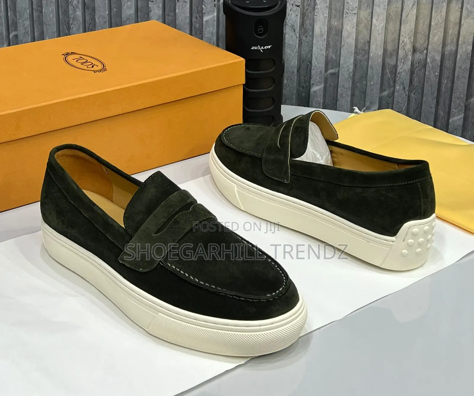 Men Shoes Tods Suede Sneaker Loafers