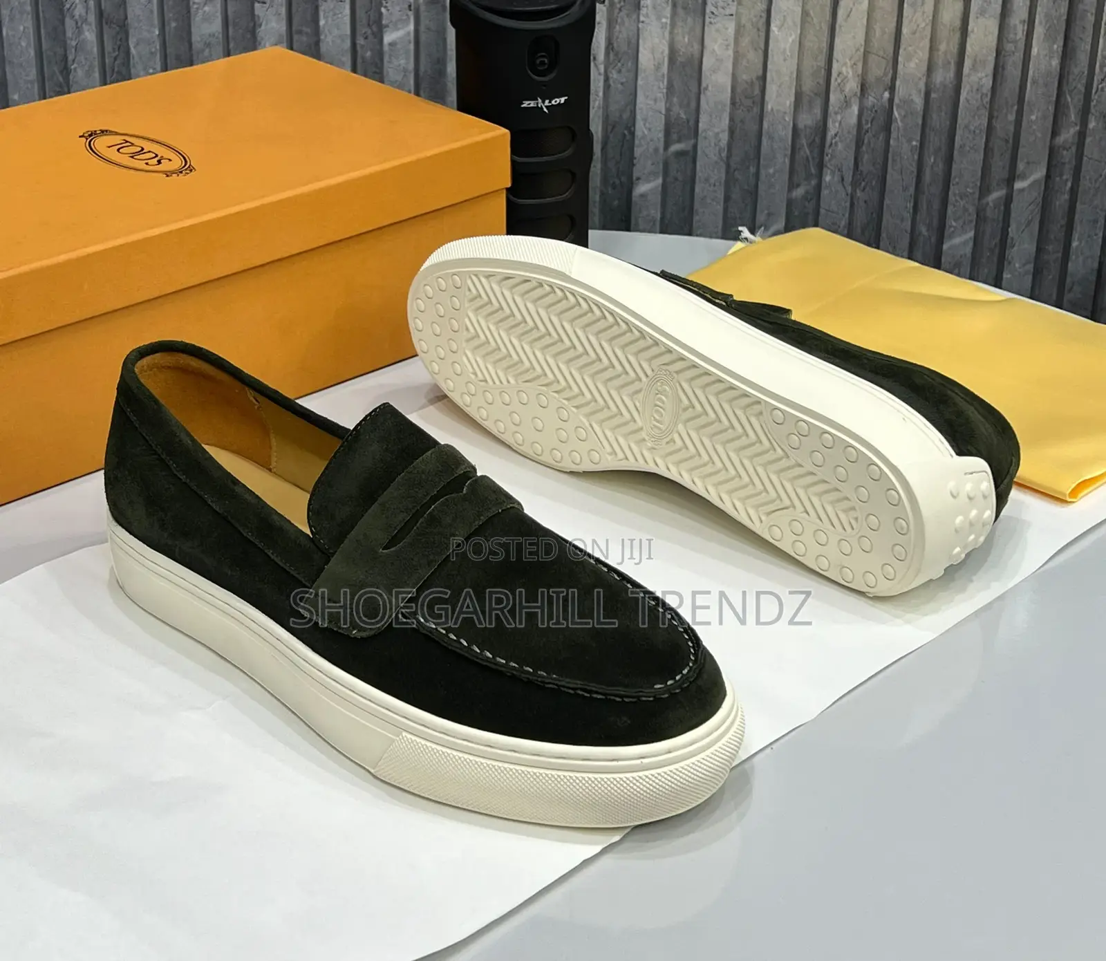 Men Shoes Tods Suede Sneaker Loafers