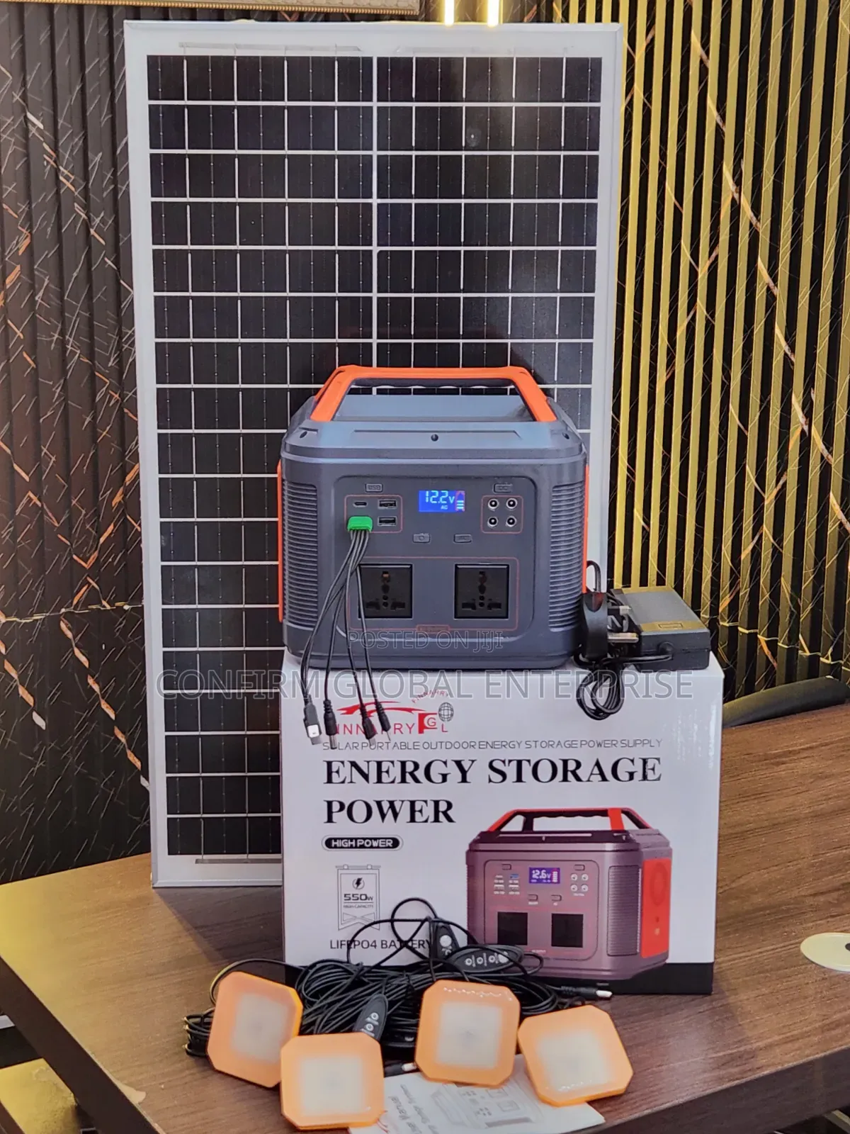 Power 350w All in One Solar Generator With 50w Solar Panel