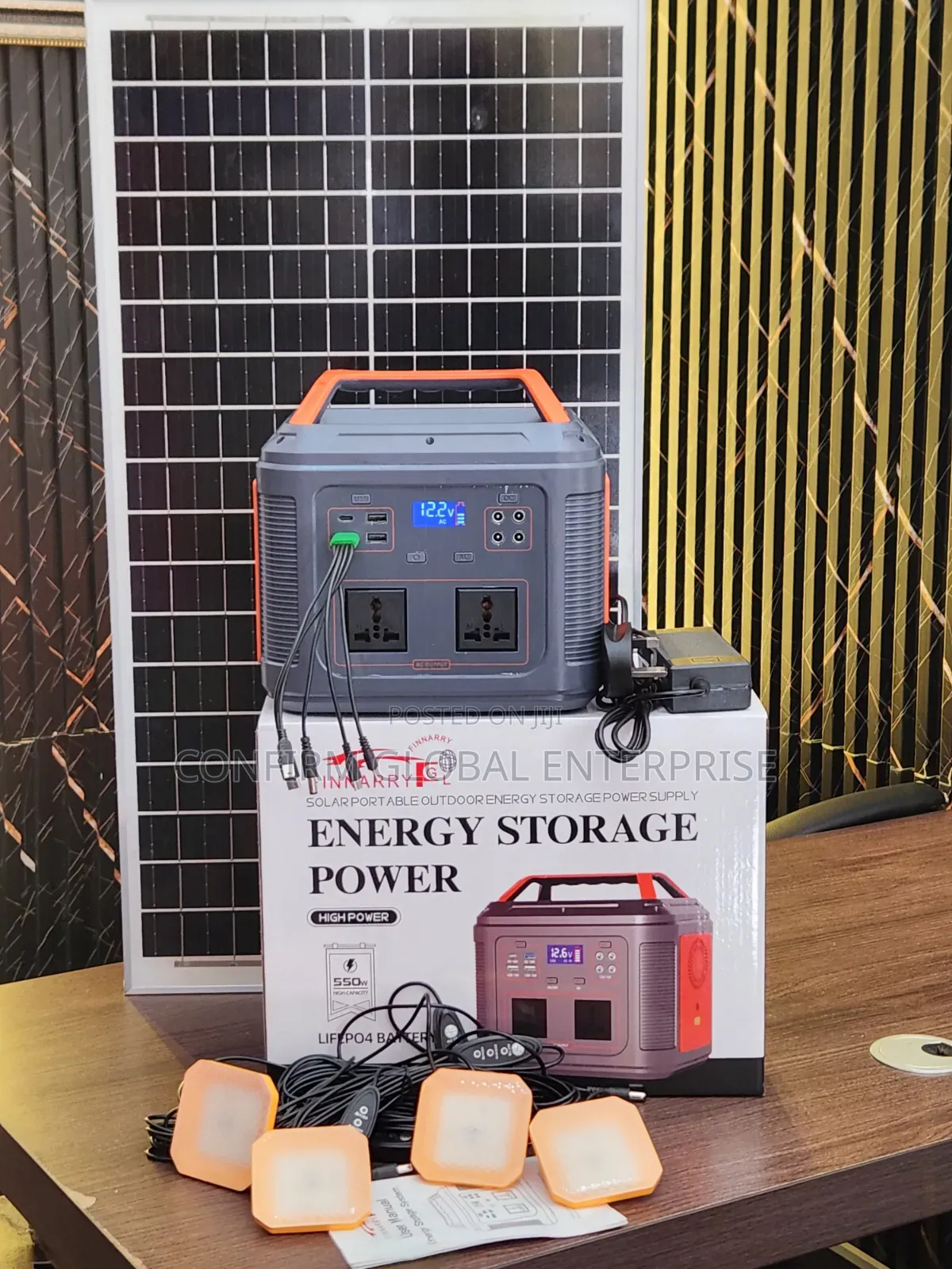Power 350w All in One Solar Generator With 50w Solar Panel