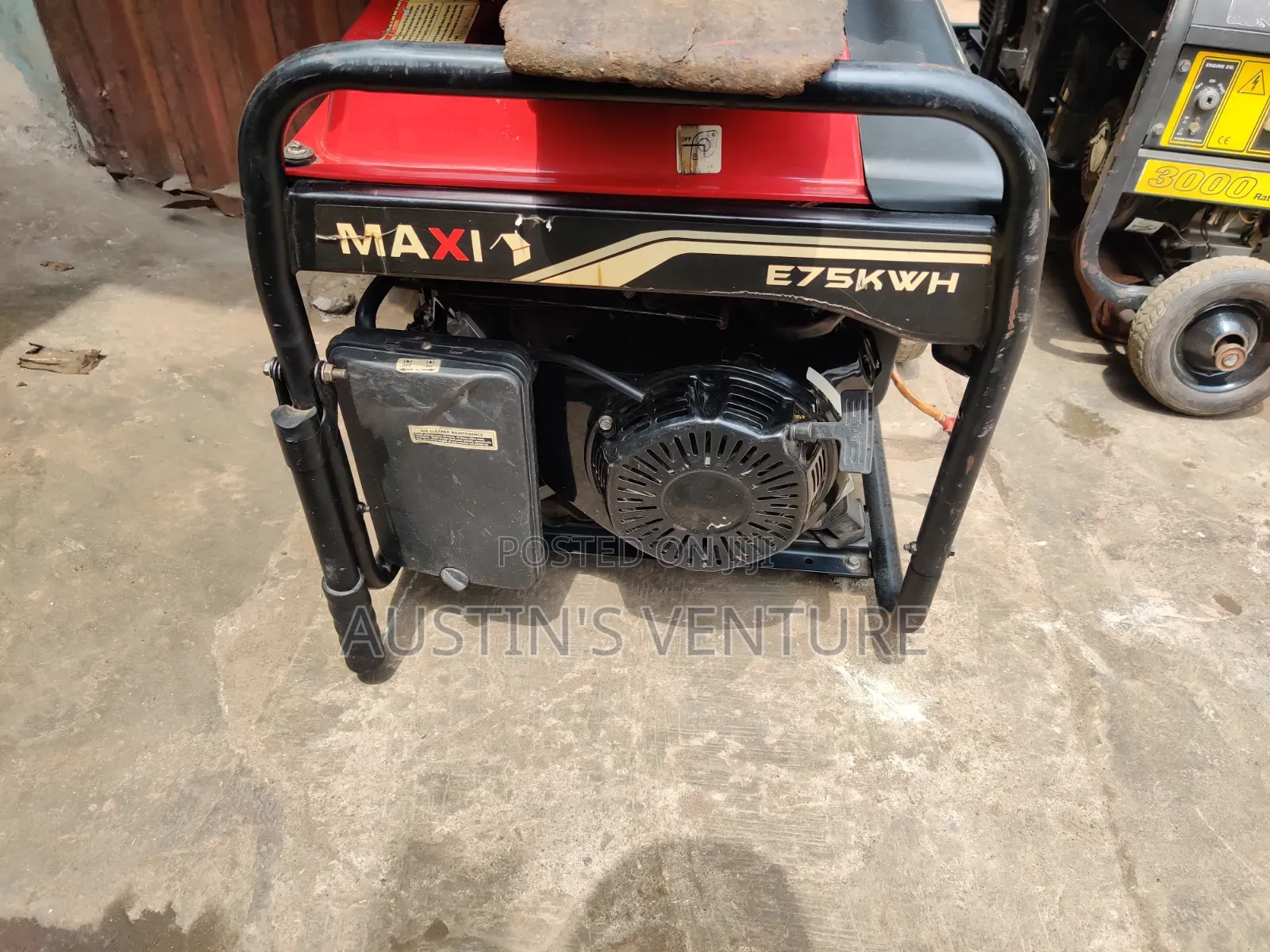 Used 7.5kva Maxi Generator Start and Use