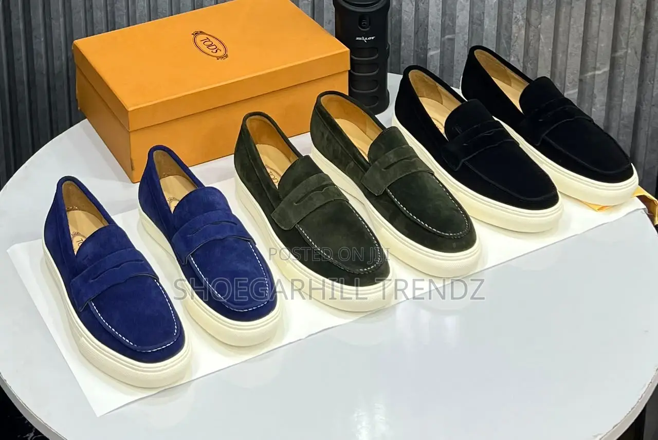 Men Shoes Tods Suede Sneaker Loafers