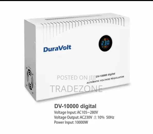 Duravolt DV-10000 Digital Wall Automatic Voltage Stabilizer