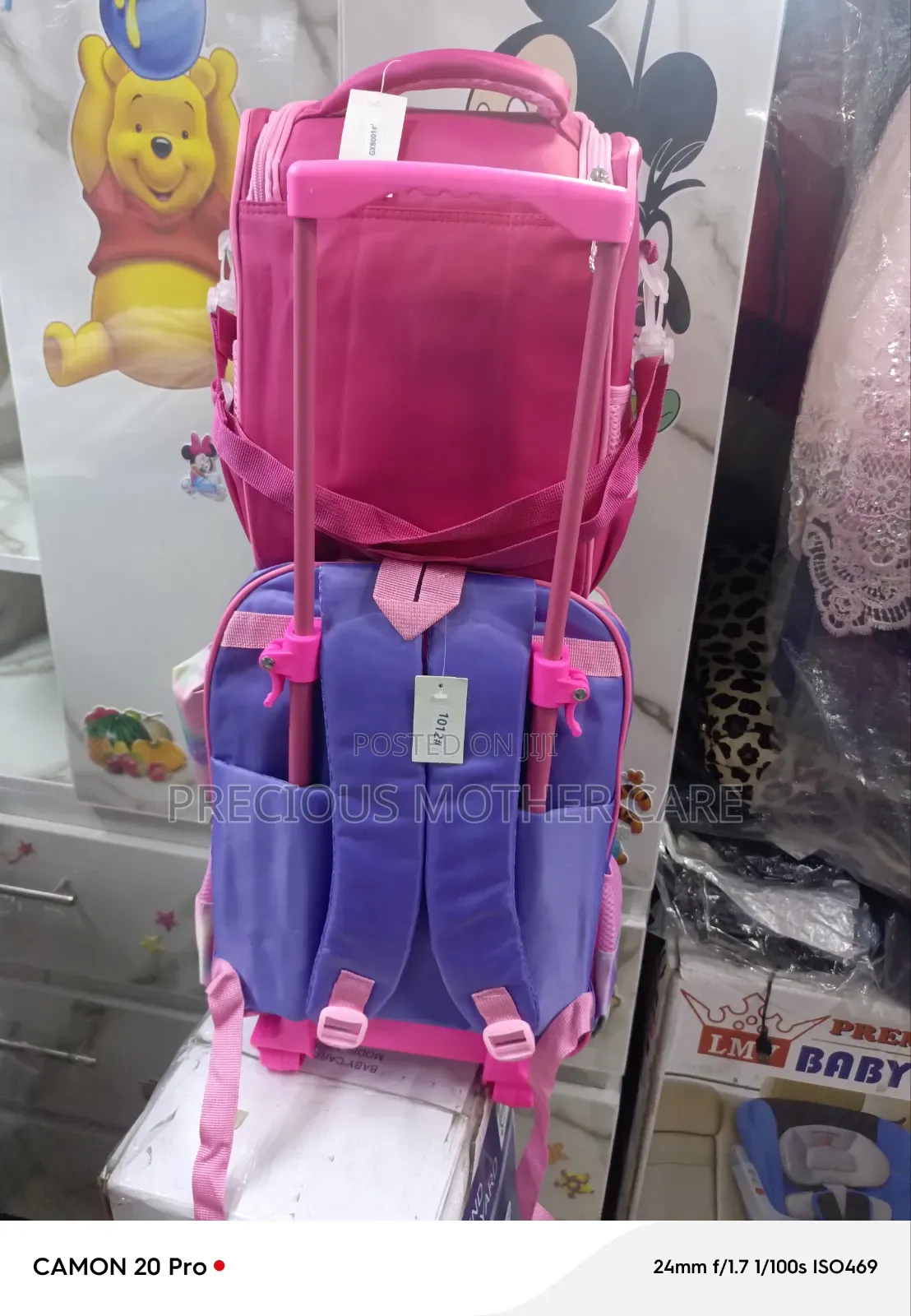Children Character Troulley Back Pack Lunch Bag and Pencil Case 3 Pics