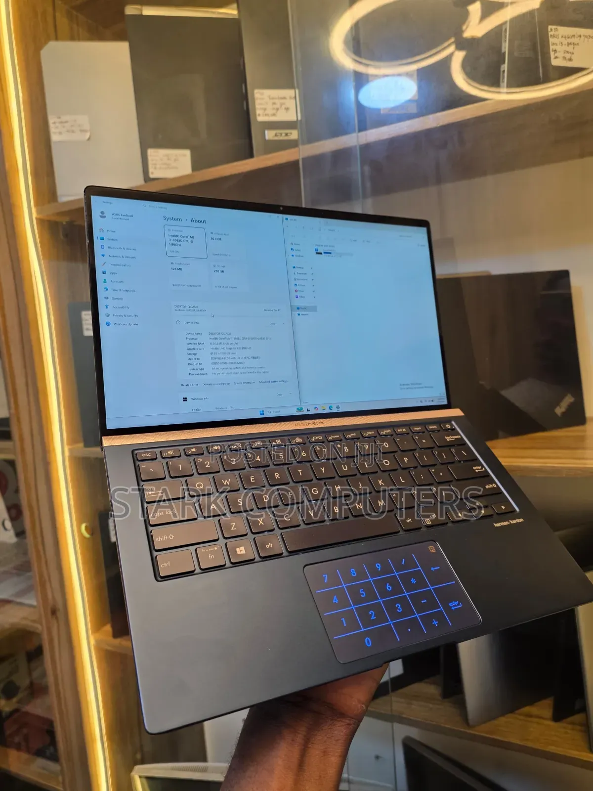 Laptop Asus ZenBook UX430UA 16GB Intel Core i7 SSD 256GB
